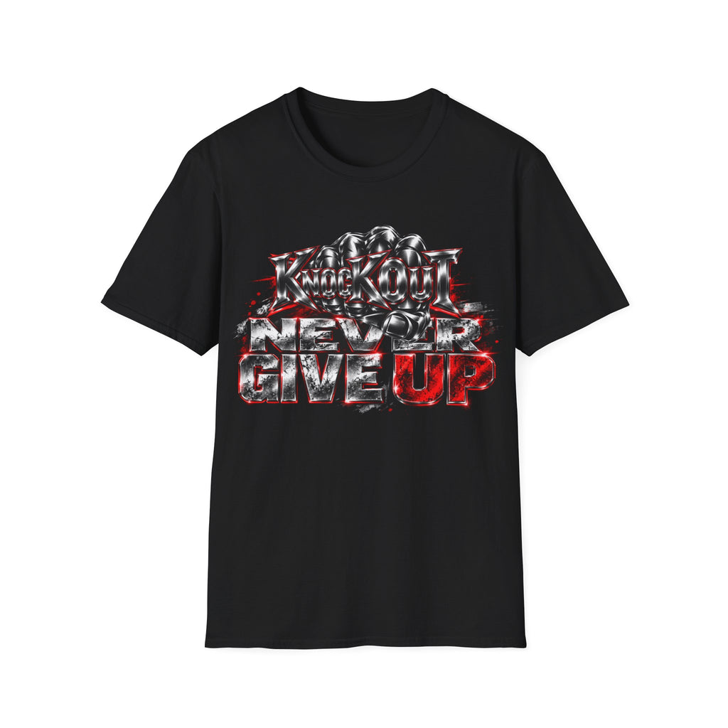 KnocKOut Unisex Softstyle T-Shirt Never Give Up Collection