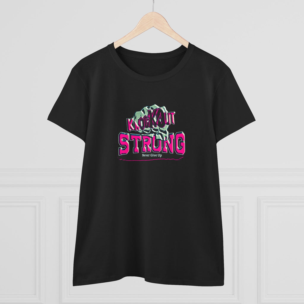 KnocKOut Strong Women's Midweight Cotton Tee