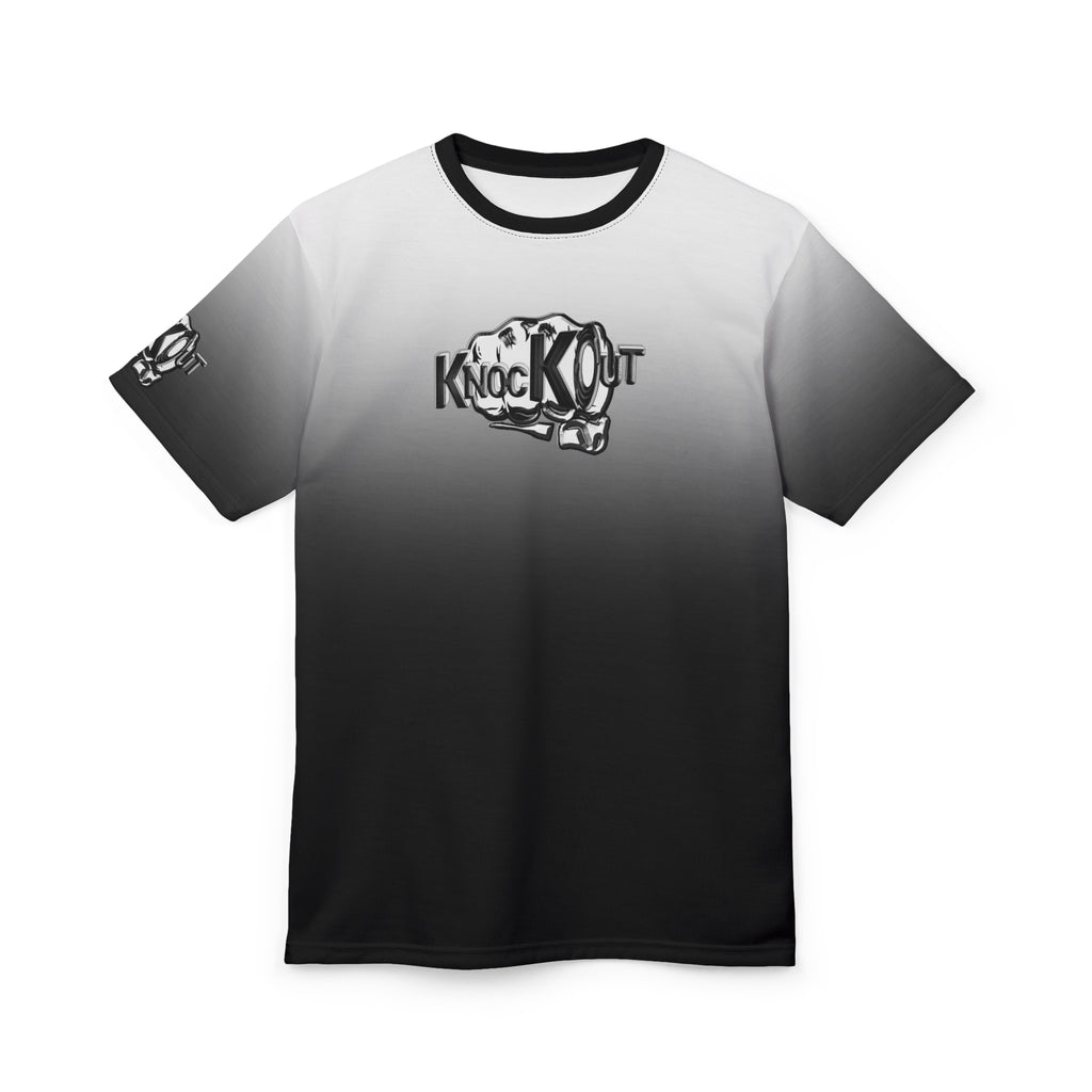 White & Black KnocKOut Unisex Cut & Sew Tee