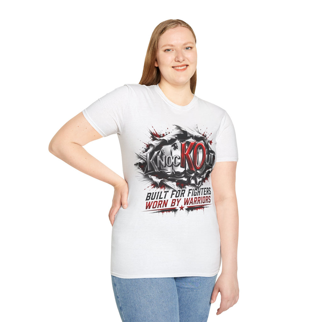 Built for Fighters Worn by Warriors Unisex Softstyle T-Shirt