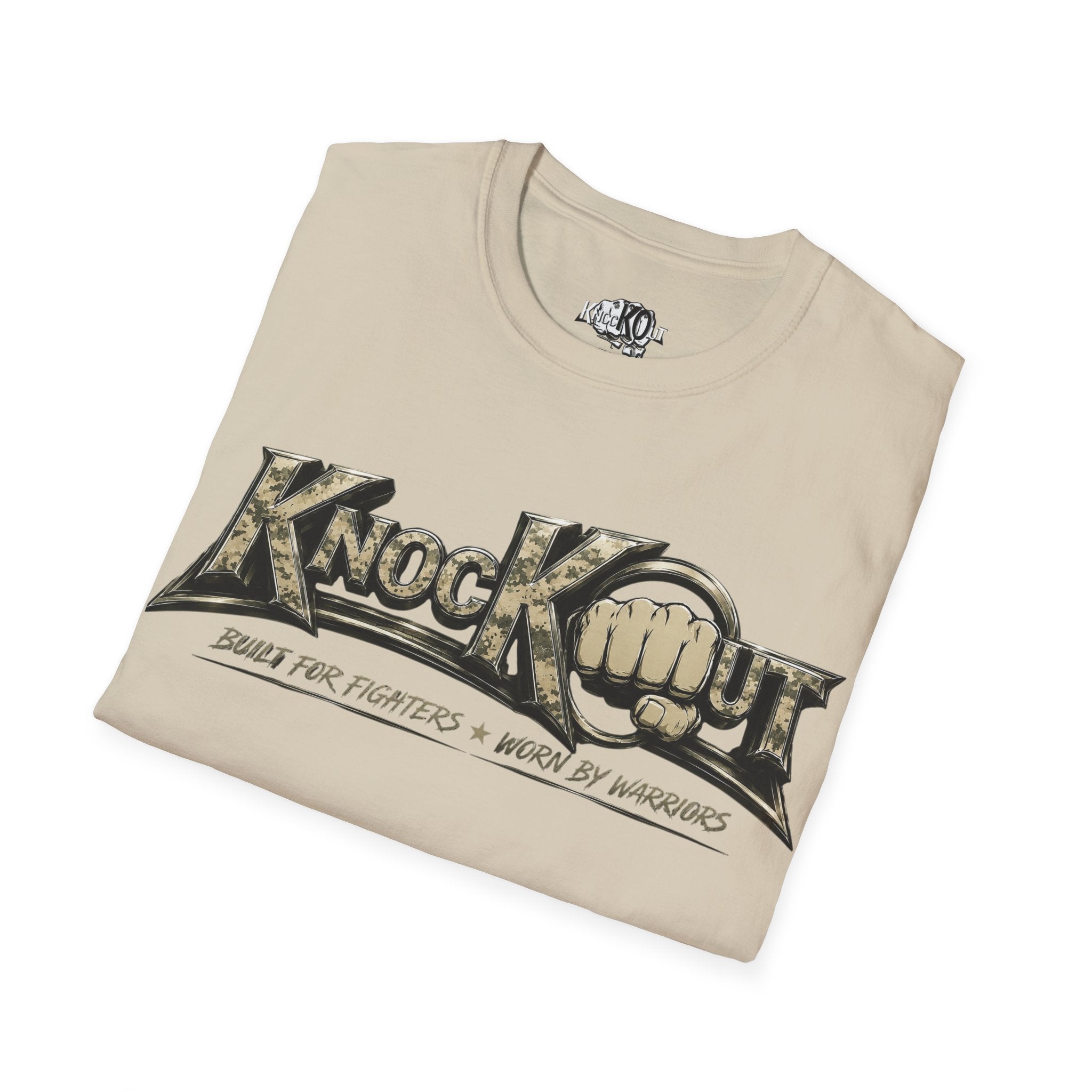 Camo KnocKOut Unisex Softstyle T-Shirt