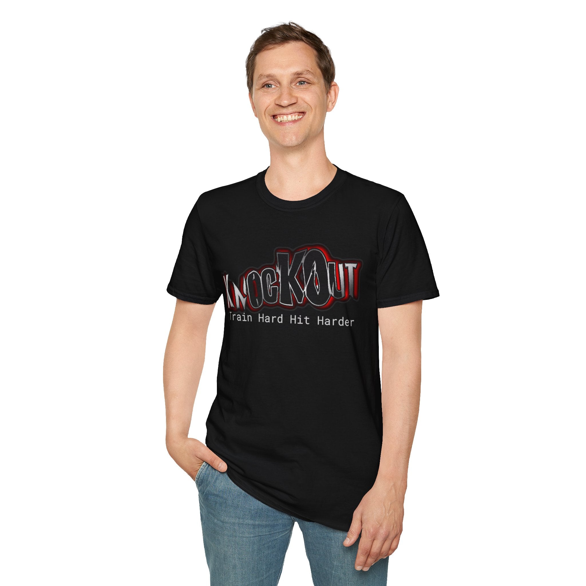 KnocKOut Train Hard Hit Harder Softstyle T-Shirt