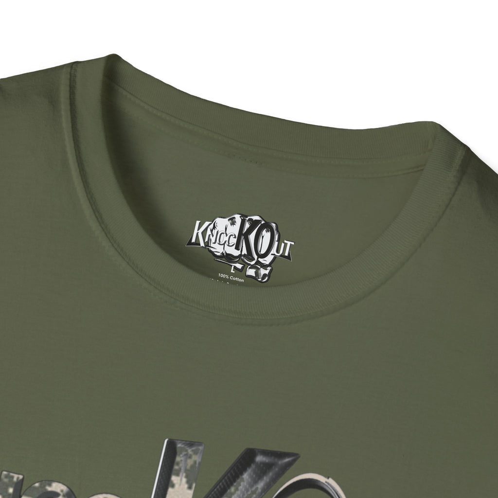 Camo KnocKOut Unisex Softstyle T-Shirt