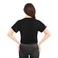 Crop Tee Pink KnocKOut Never Give Up