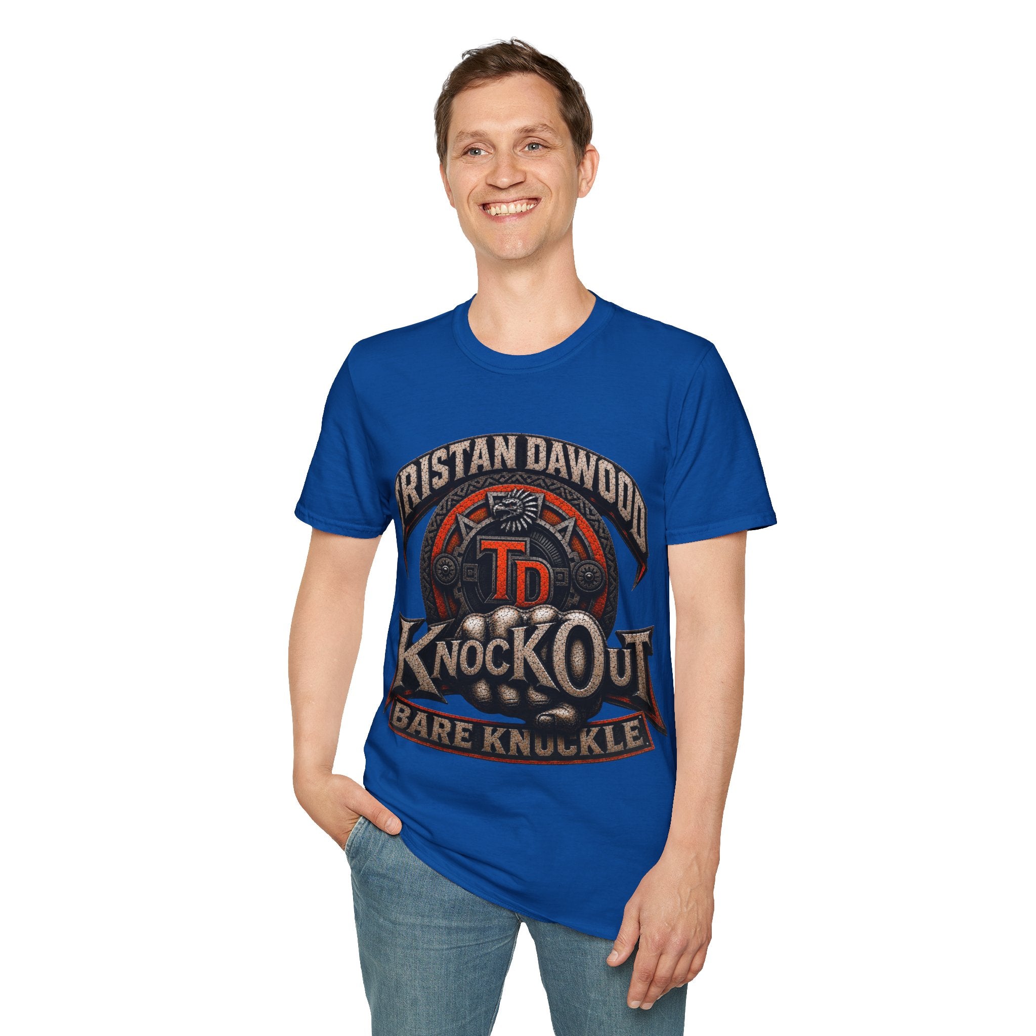 Dawood KnocKOut Fighter Unisex Softstyle T-Shirt