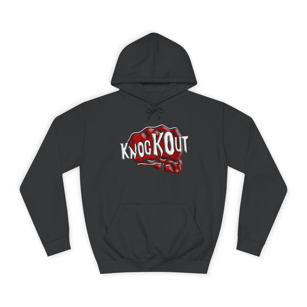 Red White KnocKOut Unisex College Hoodie