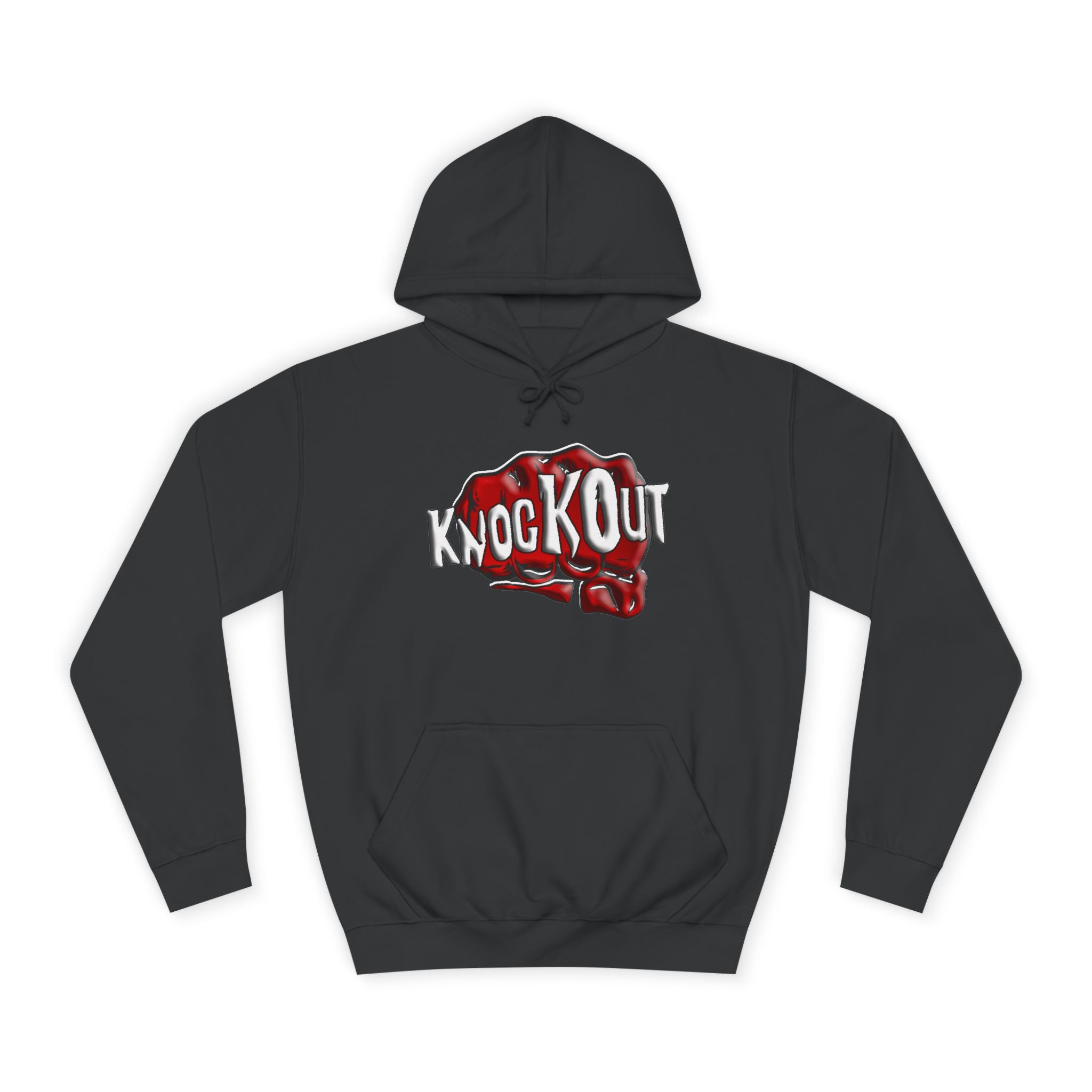Red White KnocKOut Unisex College Hoodie