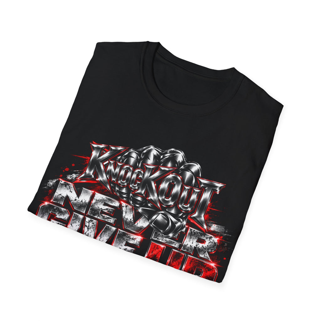 KnocKOut Unisex Softstyle T-Shirt Never Give Up Collection