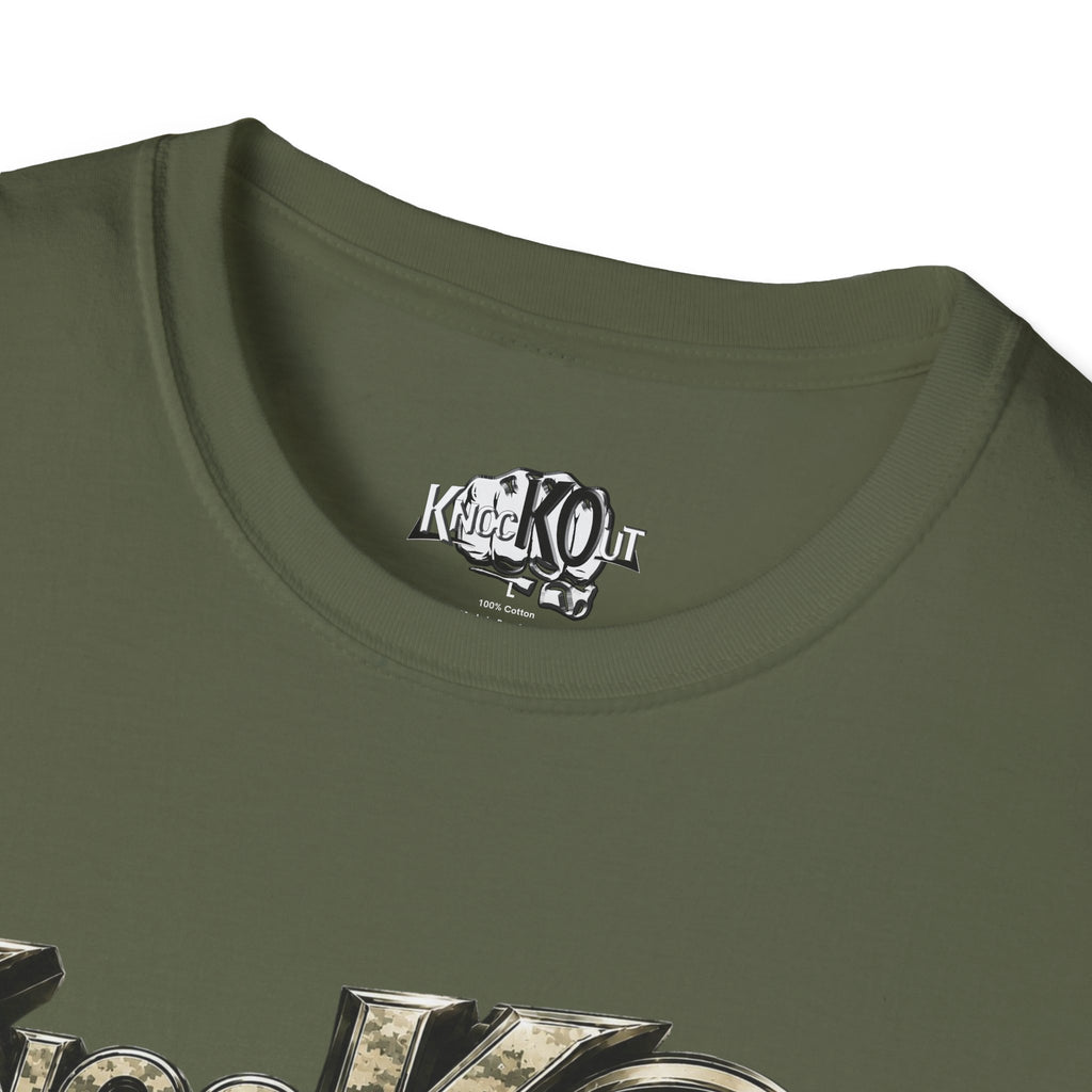 Camo KnocKOut Unisex Softstyle T-Shirt