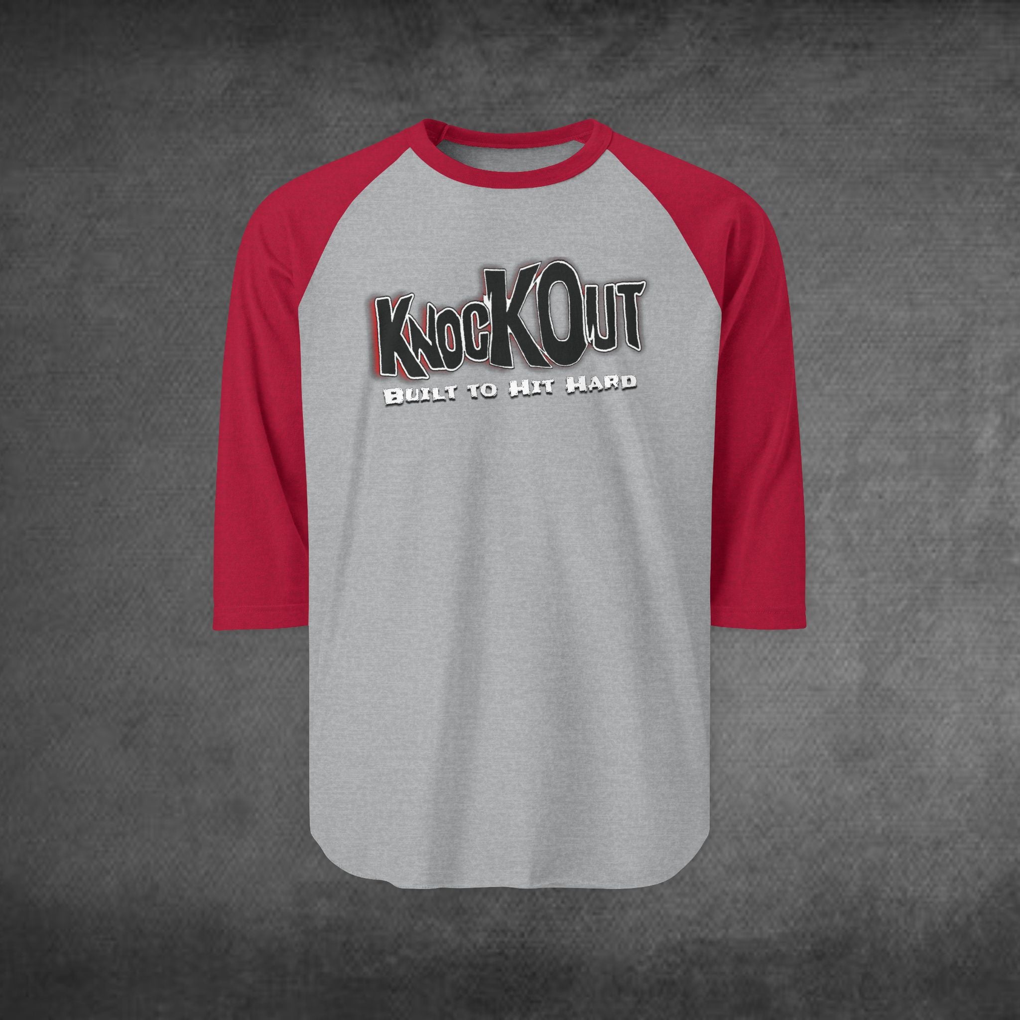 KnocKOut Unisex Three-Quarter Sleeve Raglan Shirt