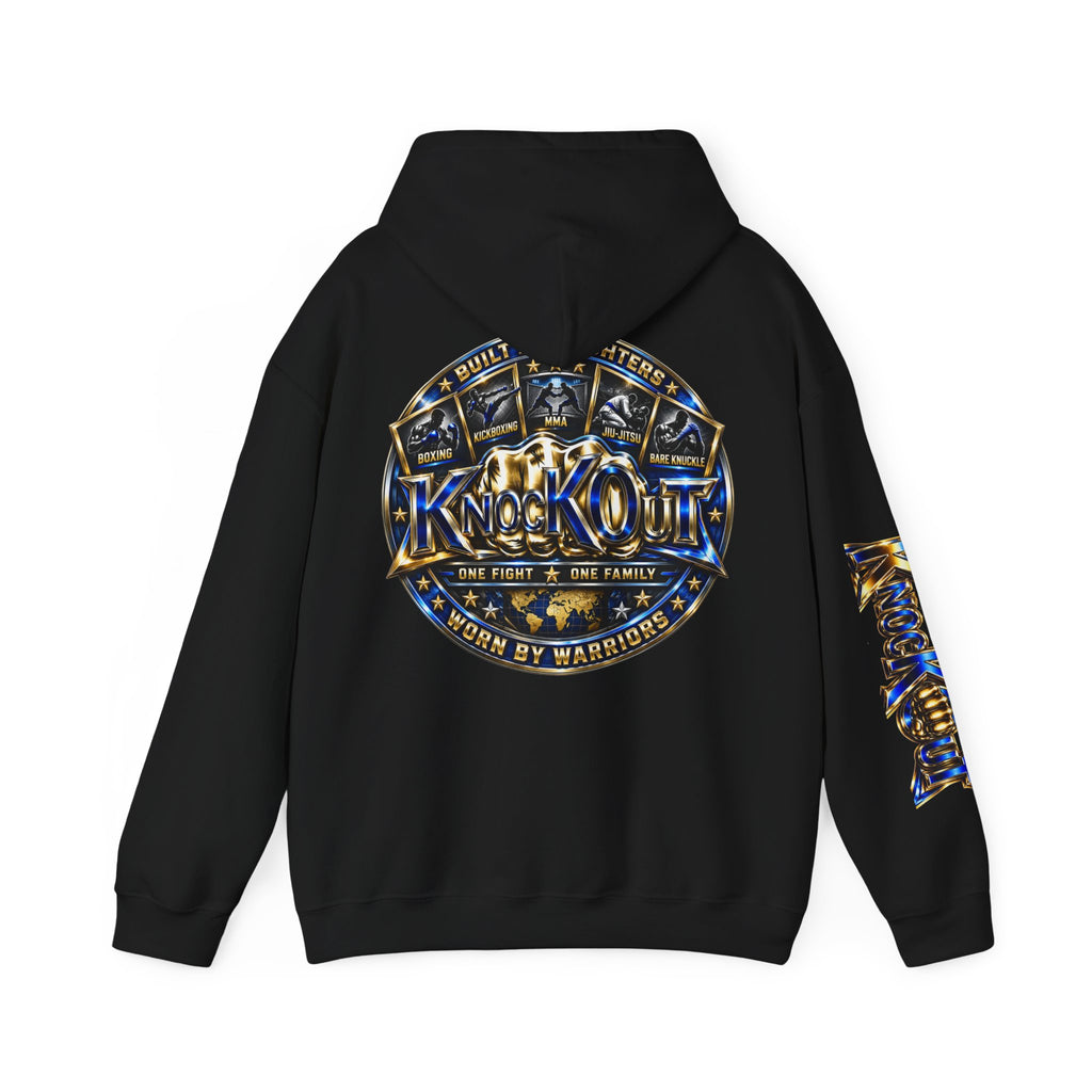 Gold Blue KnocKOut Unisex Hoodie