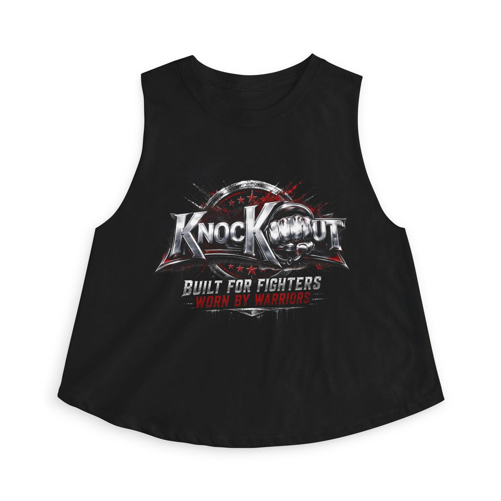 KnocKOut Built For Fighters Worn By Warriors Crop Top