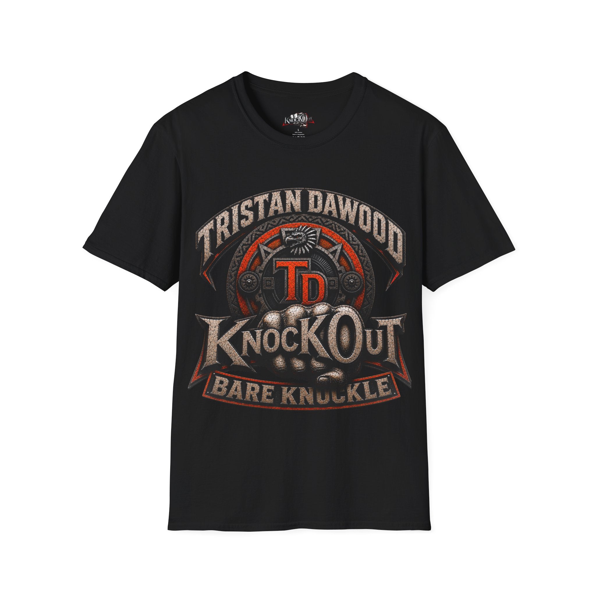 Dawood KnocKOut Fighter Unisex Softstyle T-Shirt