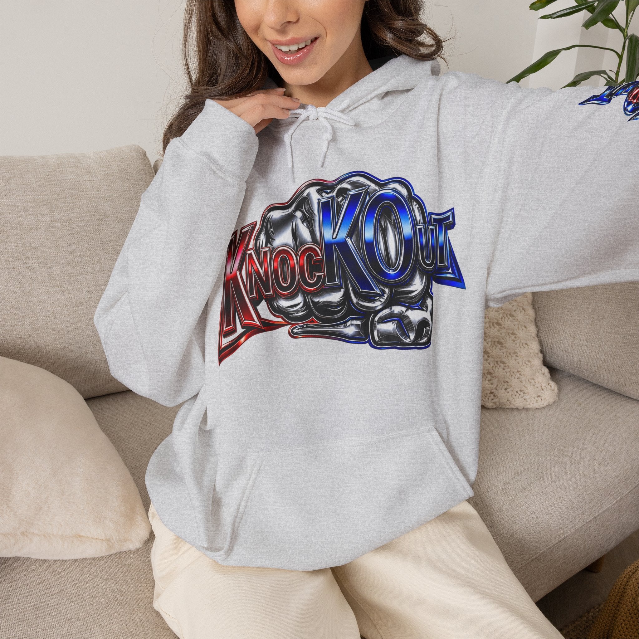 KnocKOut Unisex Hoodie Streetwear