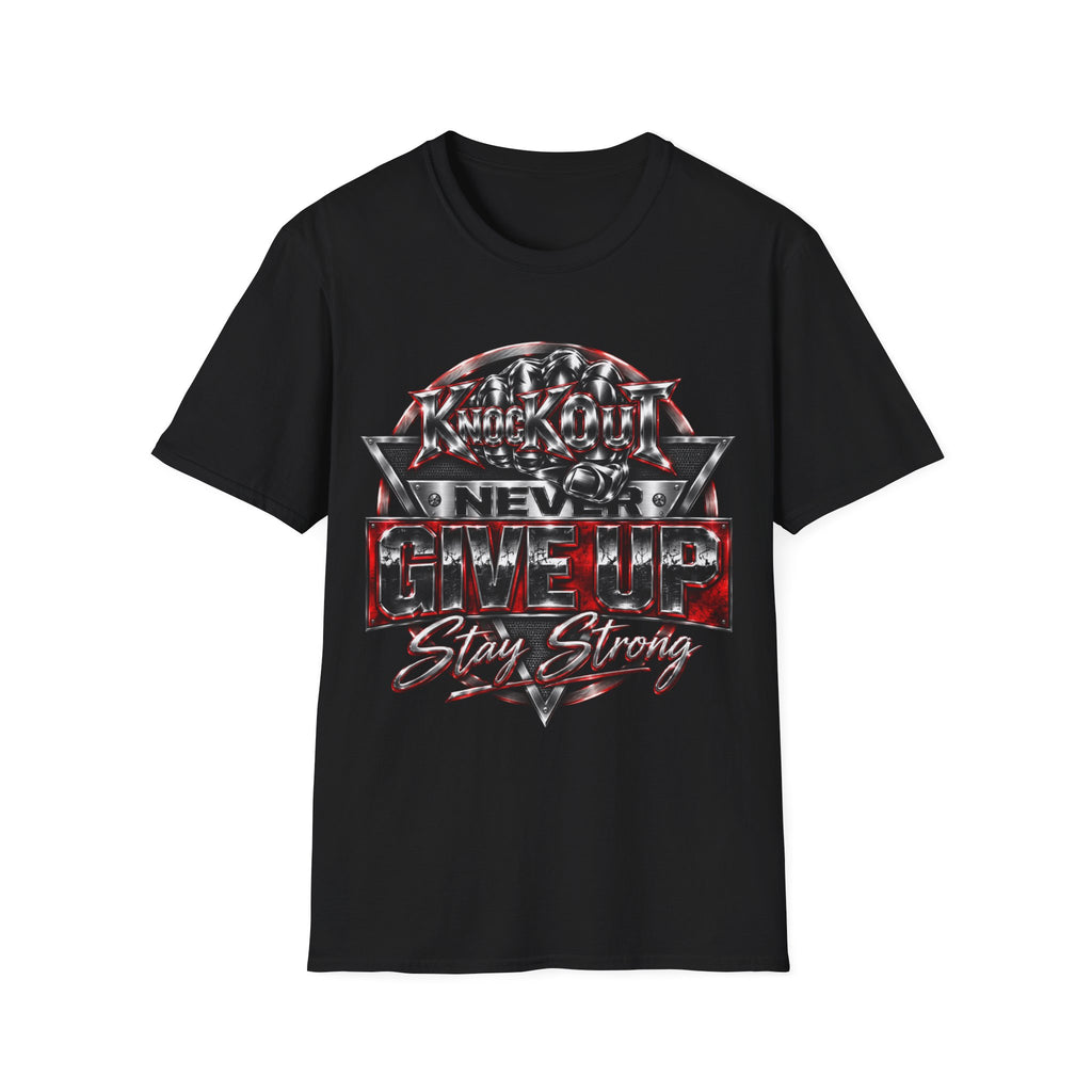 KnocKOut Unisex Softstyle T-Shirt Never Give Up Collection