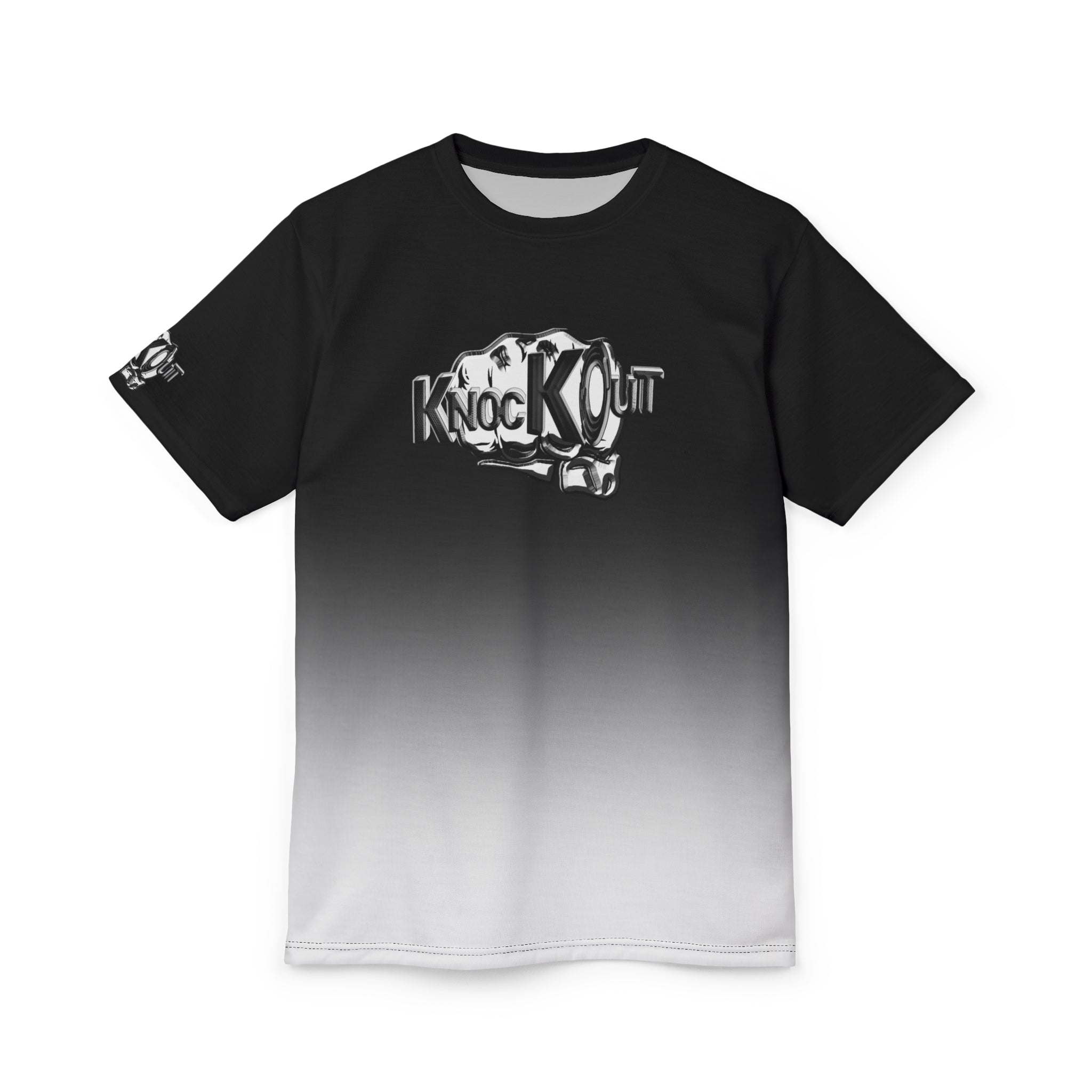 Black & White KnocKOut Unisex Cut & Sew Tee
