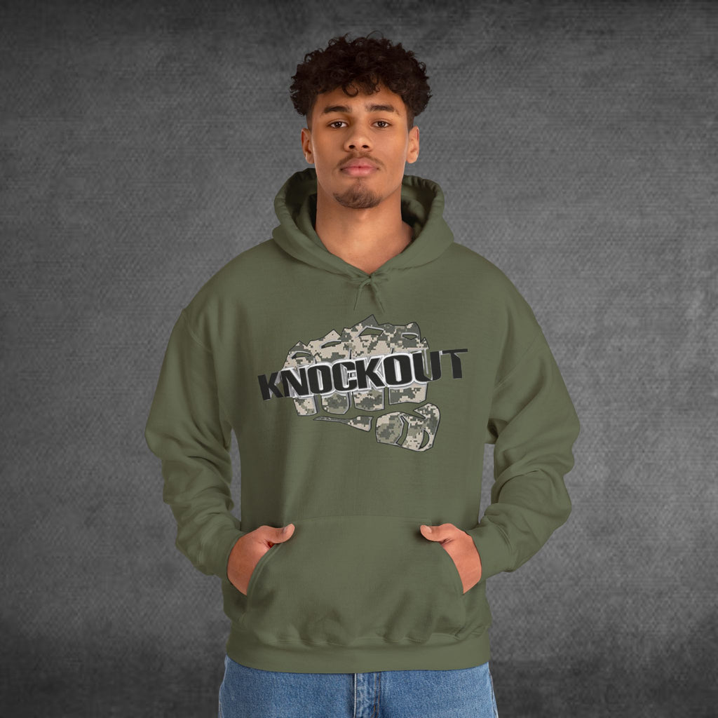 Knockout Warrior (Front & Back)Heavy Blend™ Hooded Sweatshirt