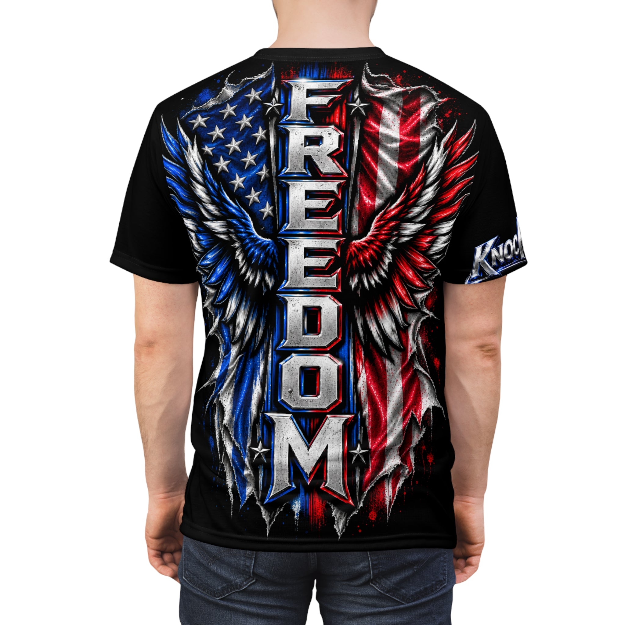 KnocKOut Freedom Unisex T-Shirt Dry-Fit  Polyester