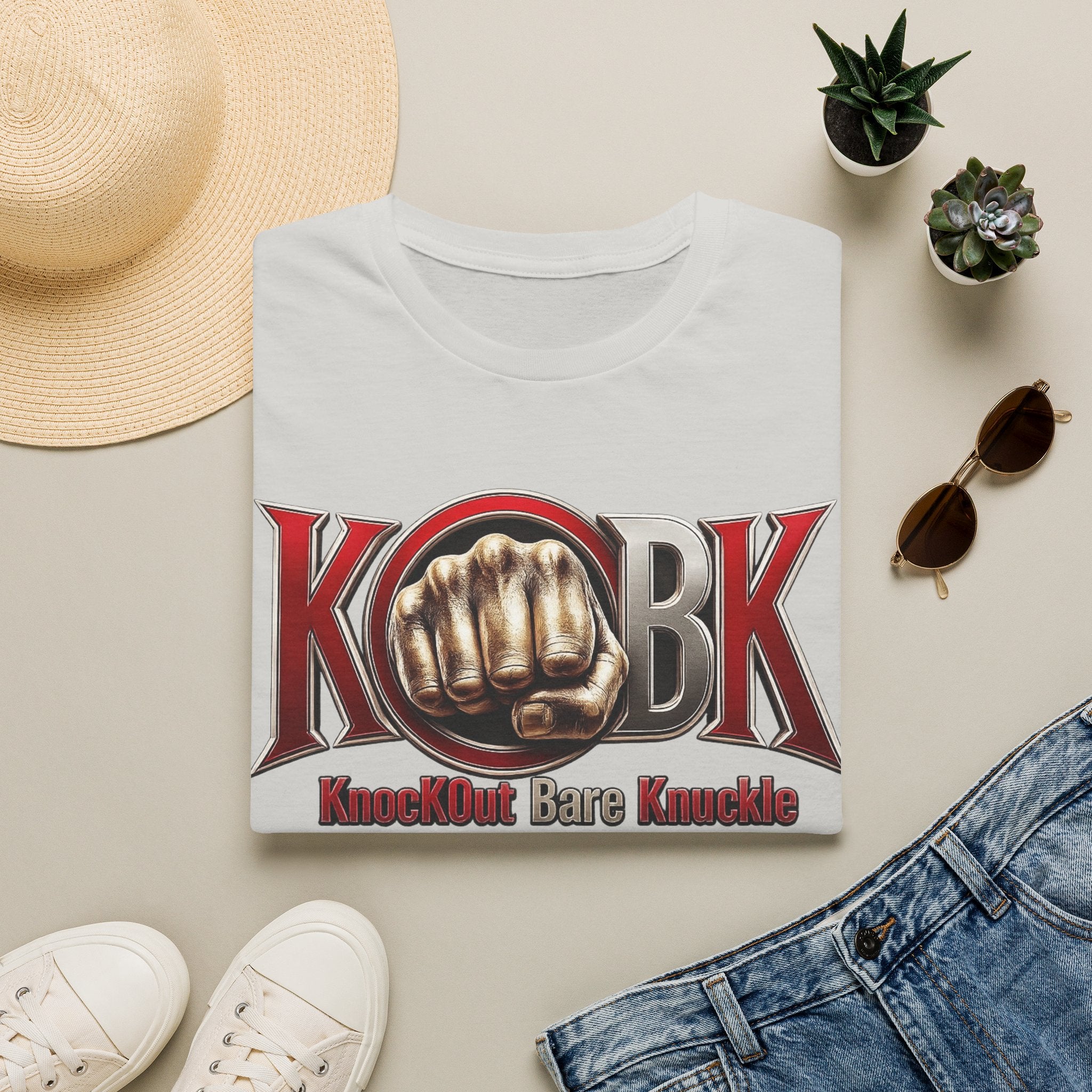 KnocKOut Bare Knuckle Training or Streetwear Unisex Softstyle T-Shirt