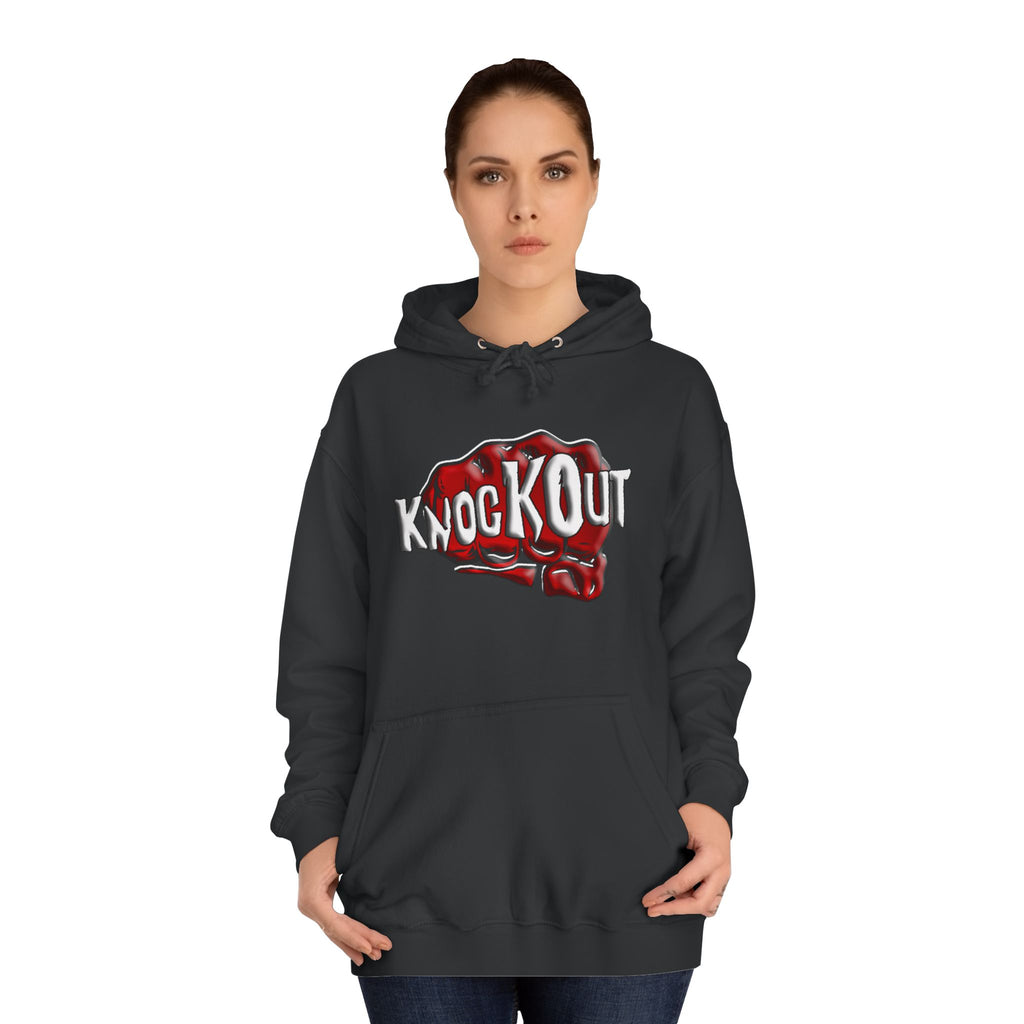 Red White KnocKOut Unisex College Hoodie