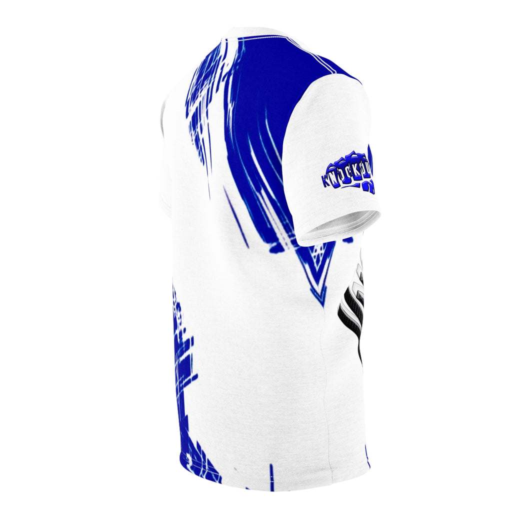 Blue KnocKOut Unisex Cut & Sew Tee