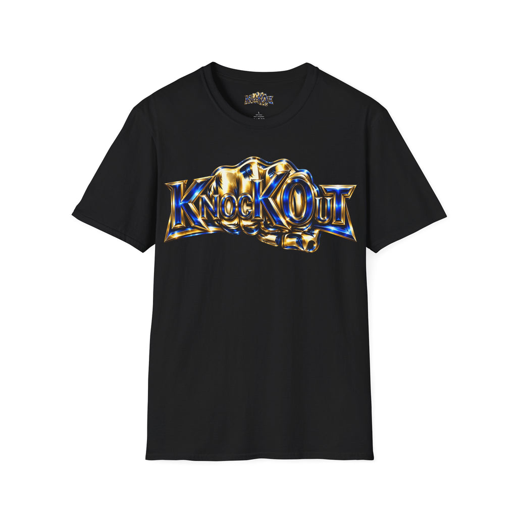 Gold Blue KnocKOut Unisex T-Shirt