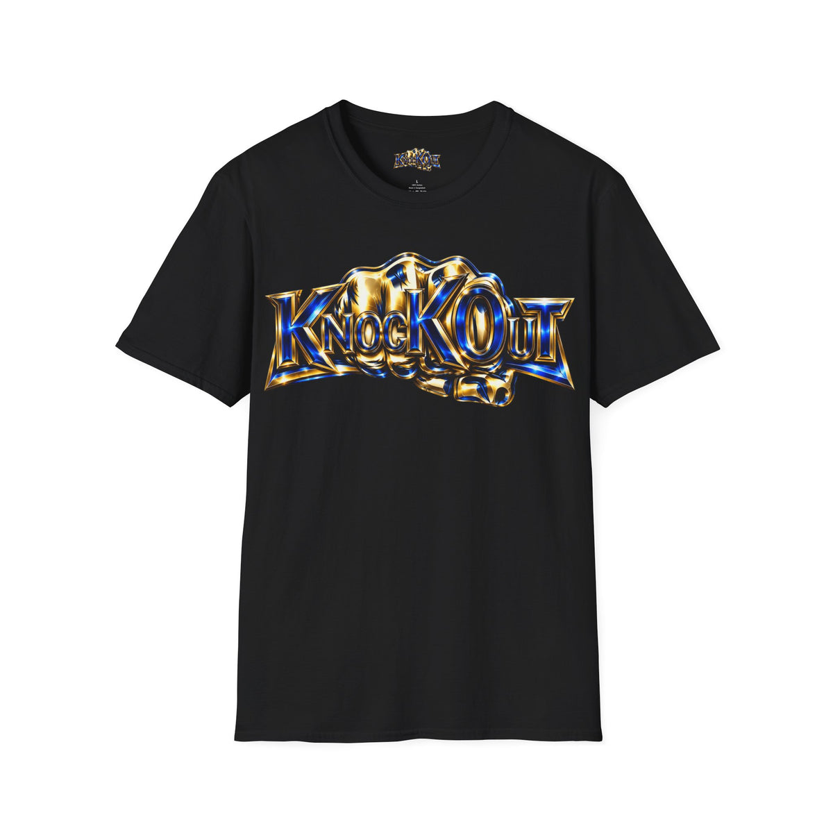 Gold Blue KnocKOut Unisex T-Shirt
