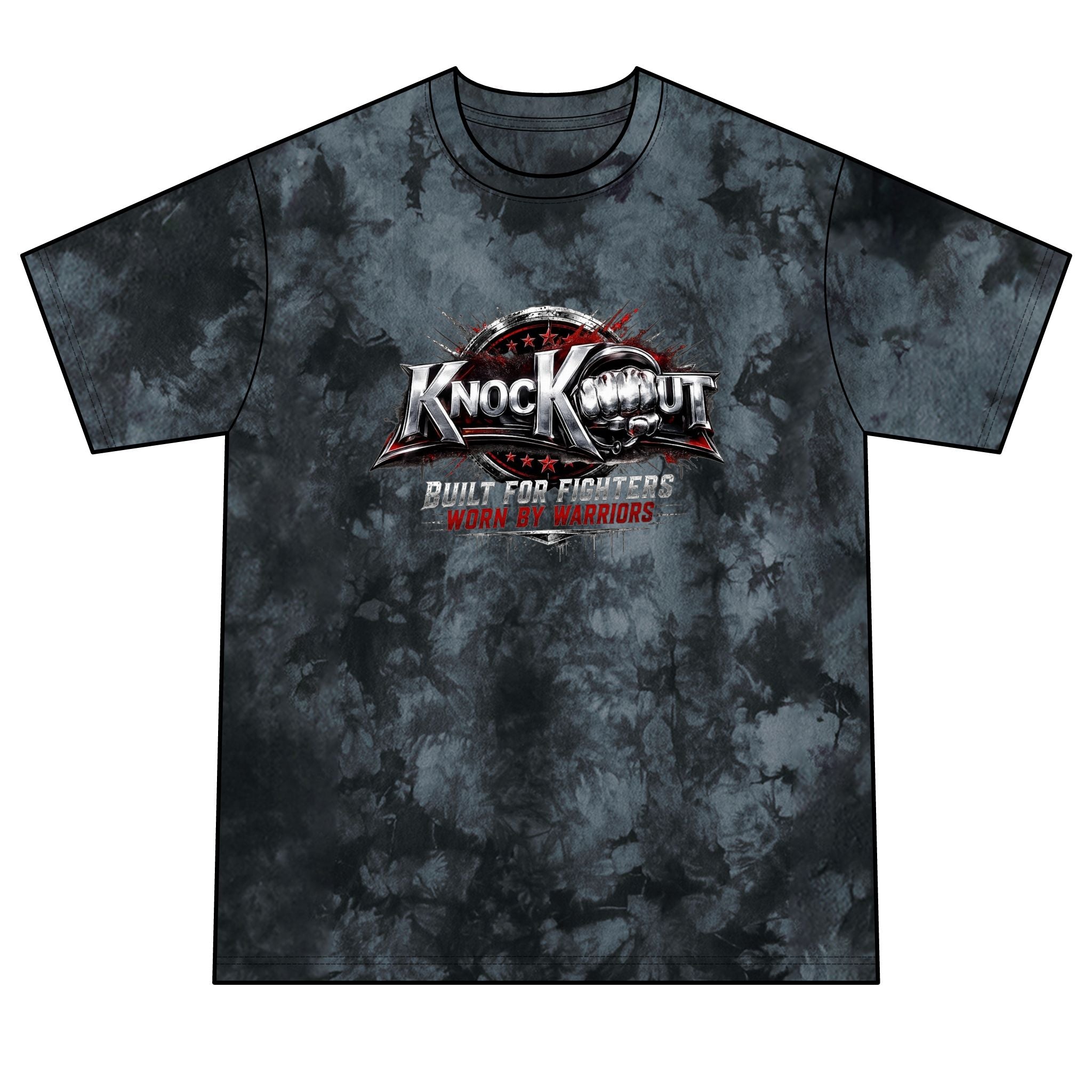 KnocKOut Grey-Black Unisex Tee