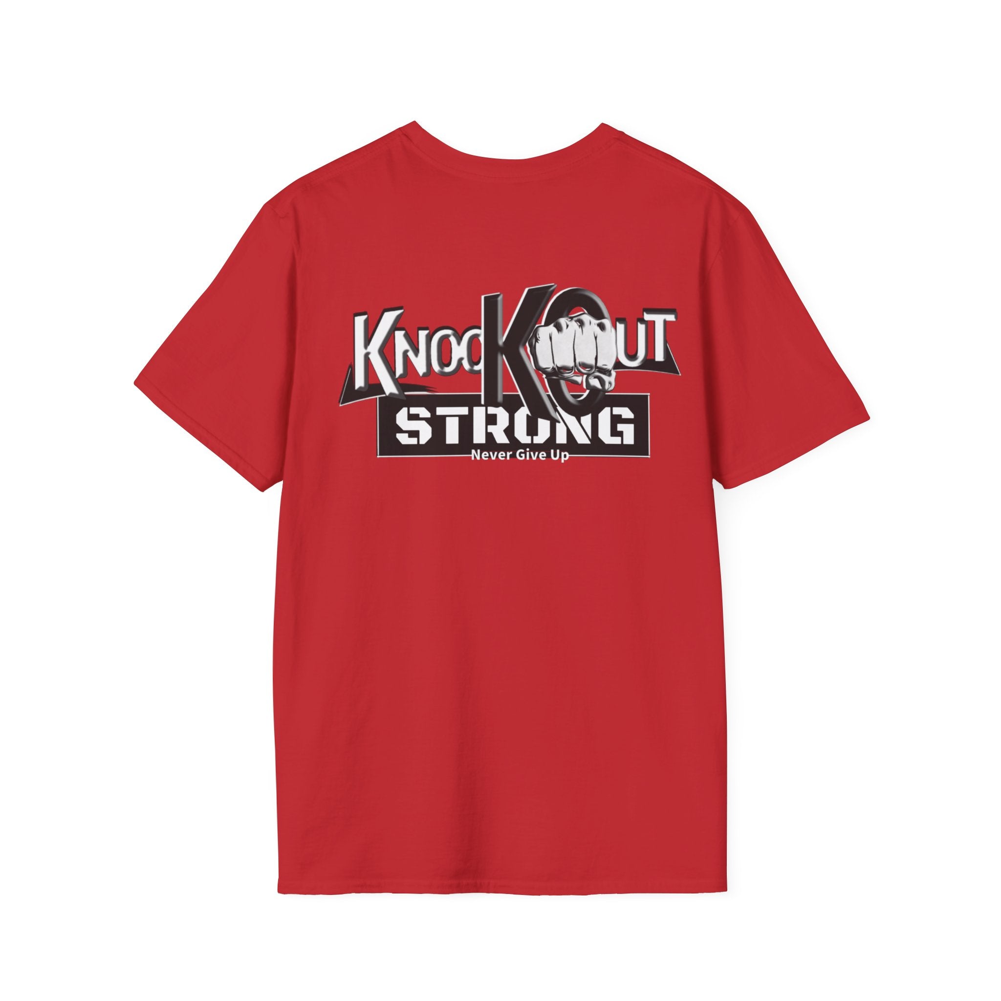 KnocKOut Strong Never Give Up Unisex Softstyle T-Shirt