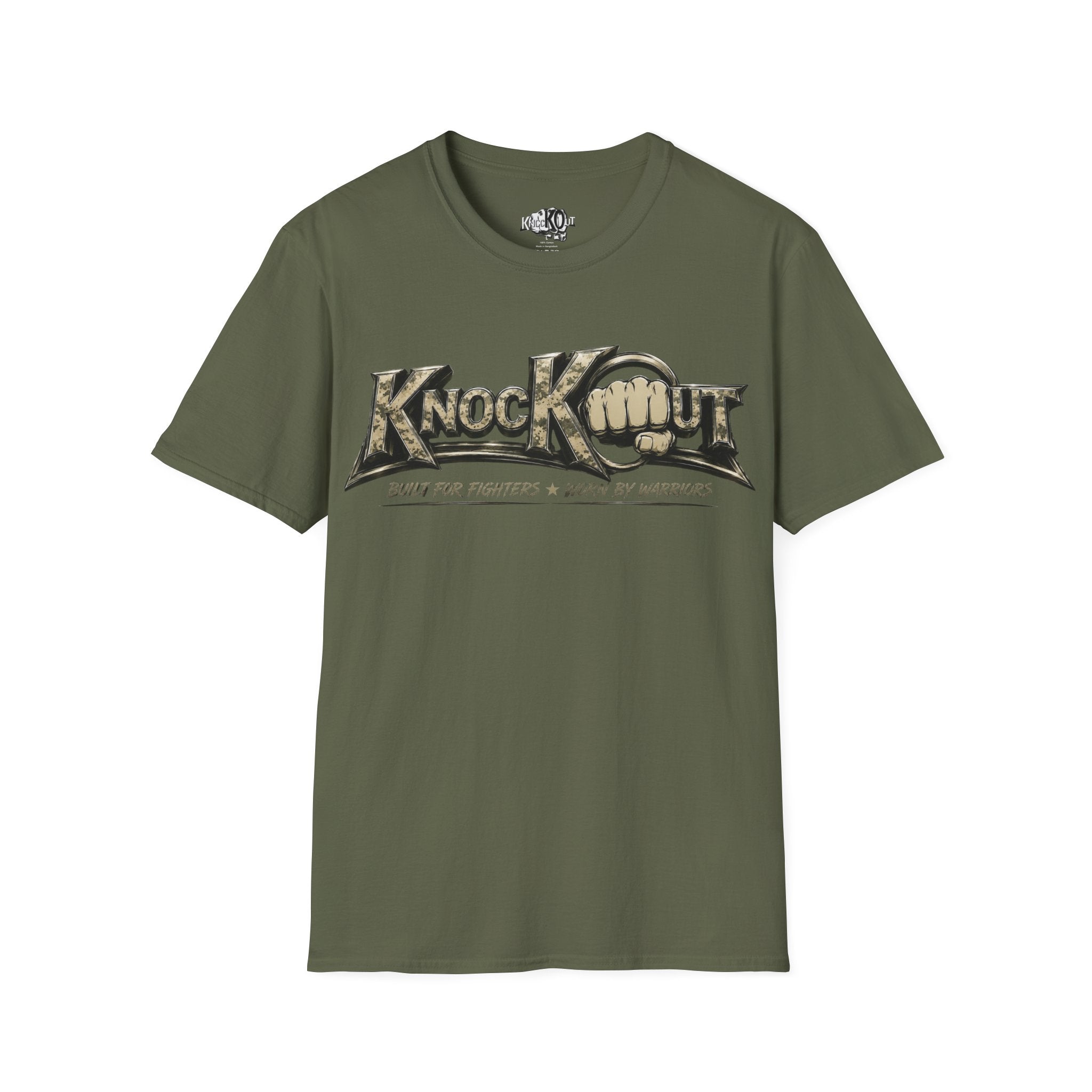Camo KnocKOut Unisex Softstyle T-Shirt