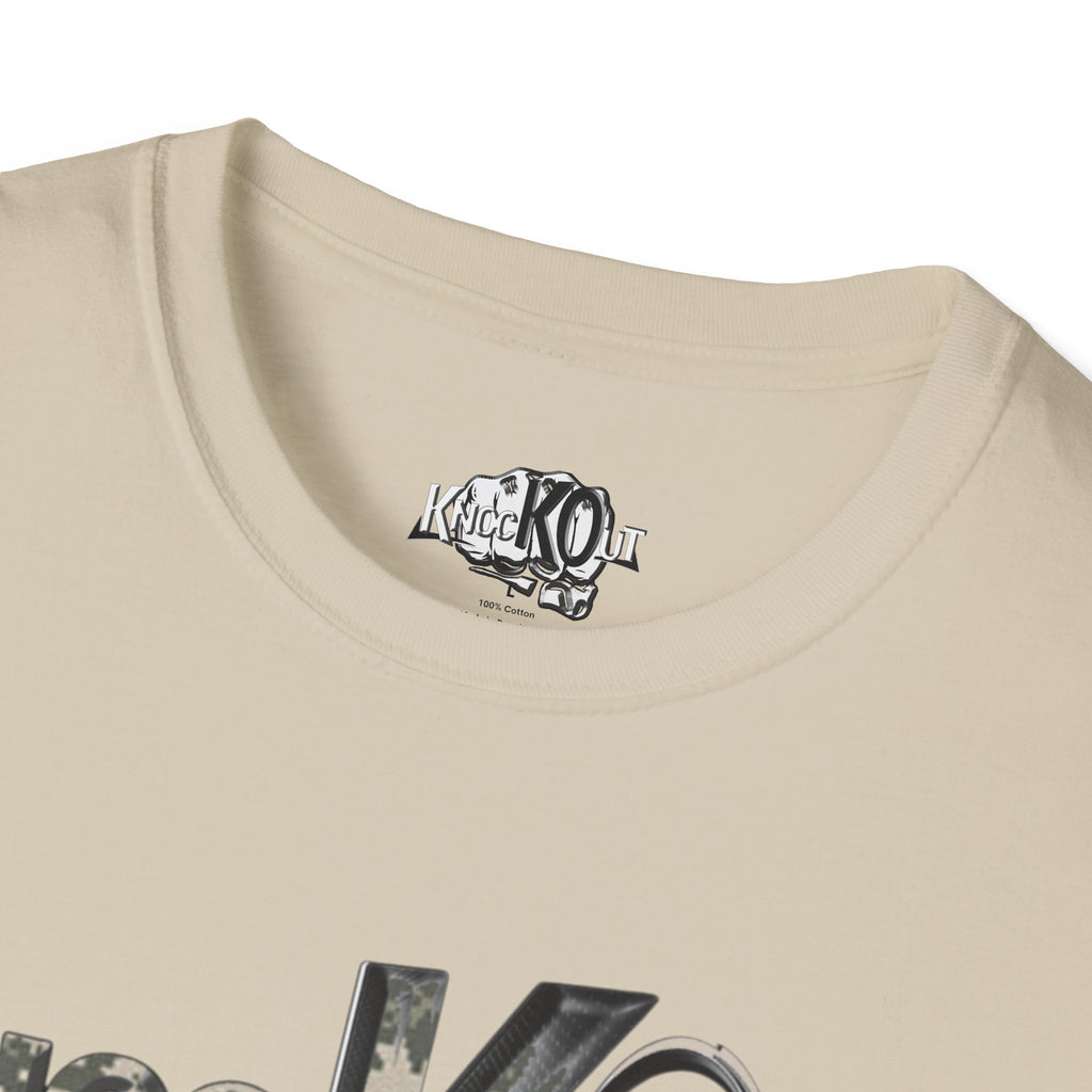 Camo KnocKOut Unisex Softstyle T-Shirt