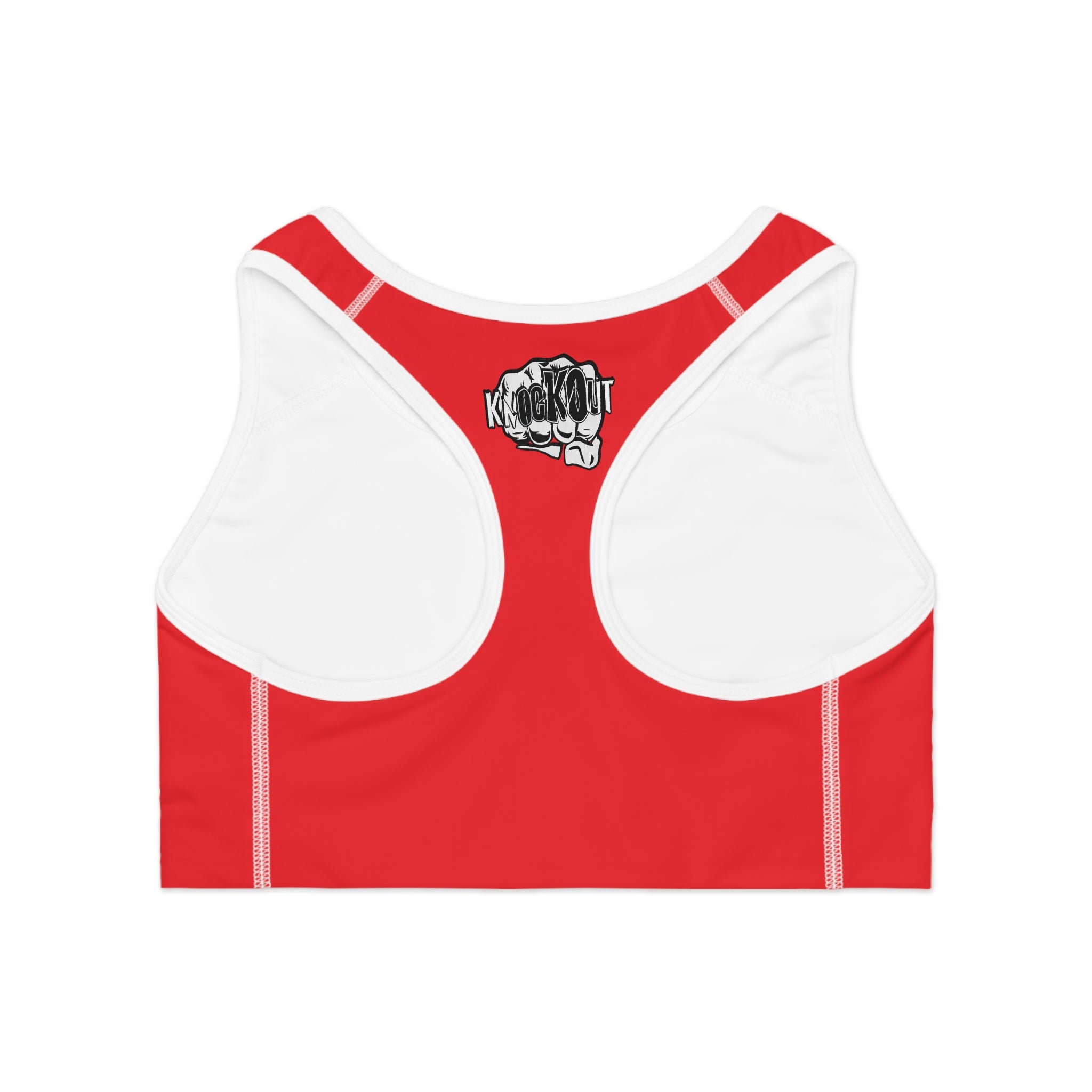 KnocKOut Red Sports Bra