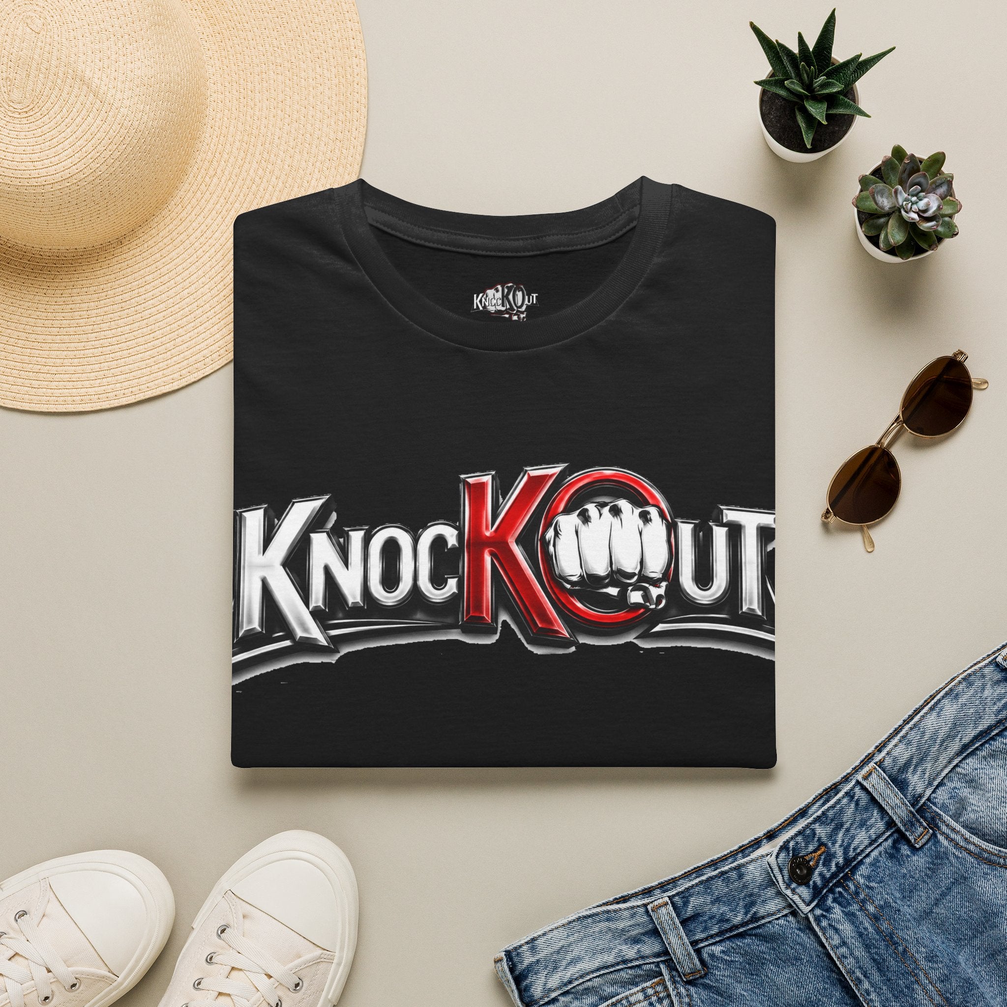 New KnocKOut Never Give Up Unisex Softstyle T-Shirt