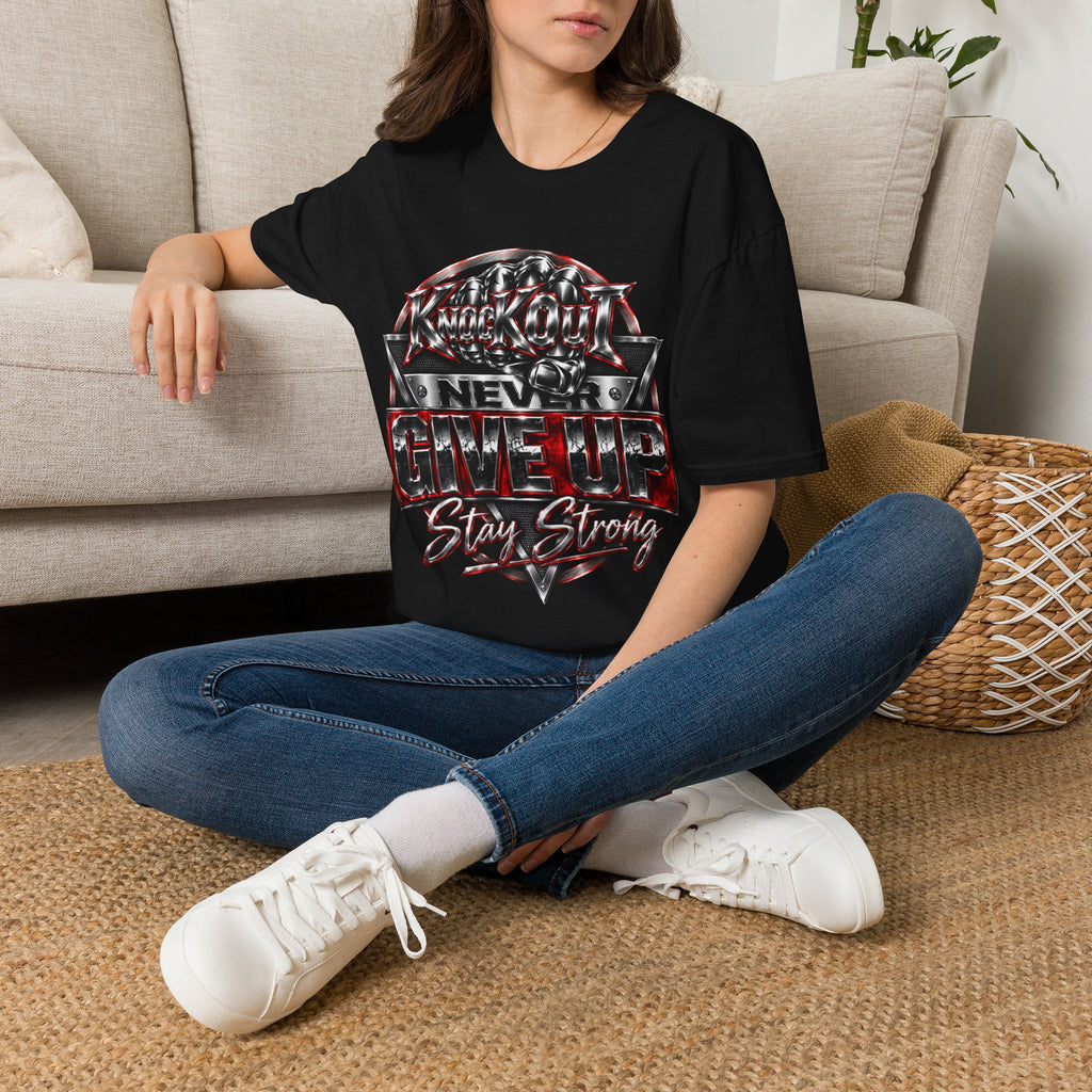 KnocKOut Unisex Softstyle T-Shirt Never Give Up Collection