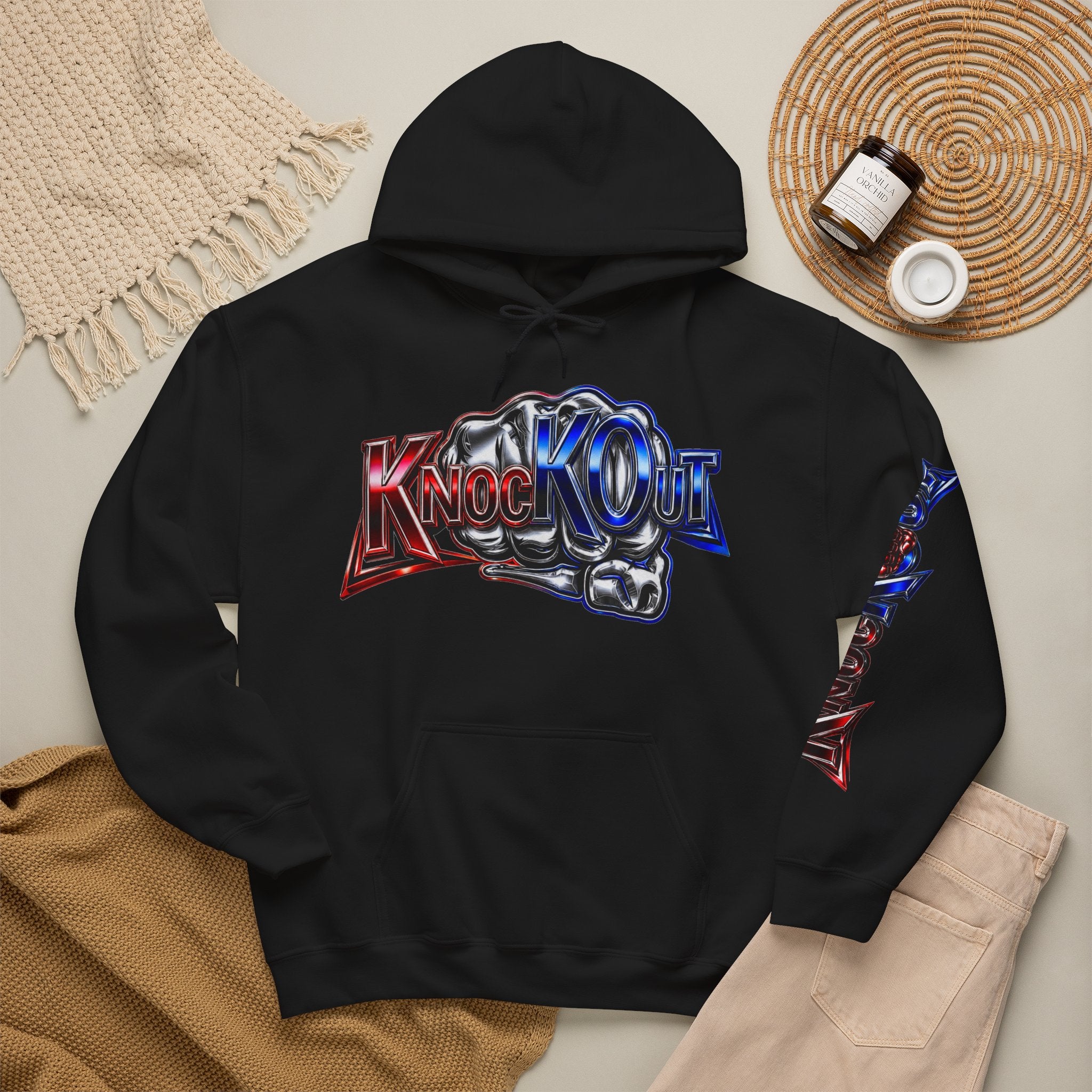 KnocKOut Unisex Hoodie Streetwear