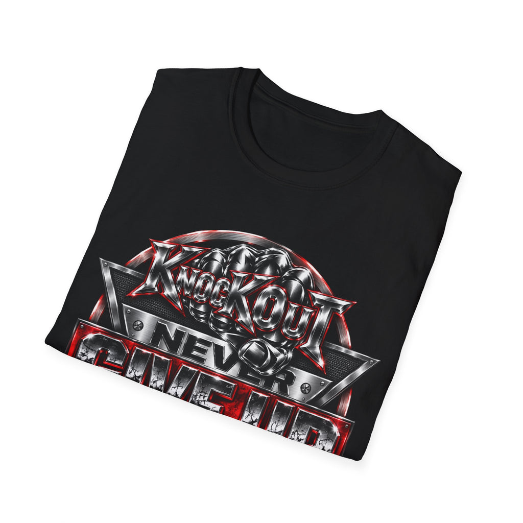 KnocKOut Unisex Softstyle T-Shirt Never Give Up Collection