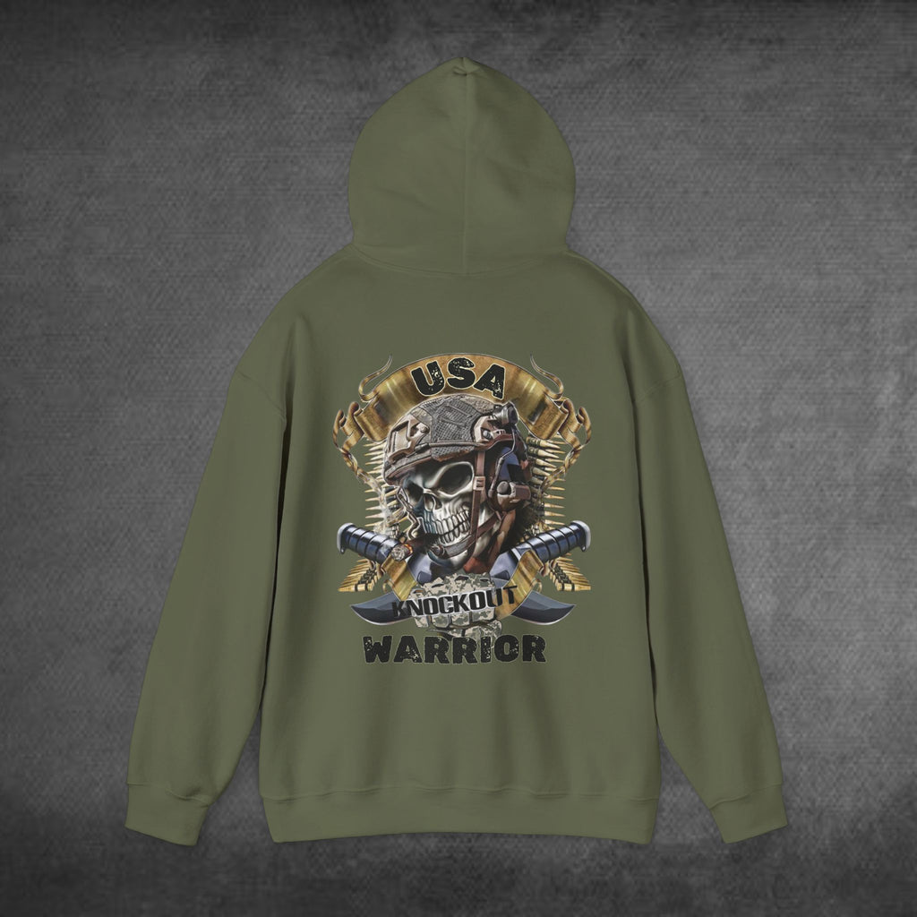 Knockout Warrior (Front & Back)Heavy Blend™ Hooded Sweatshirt