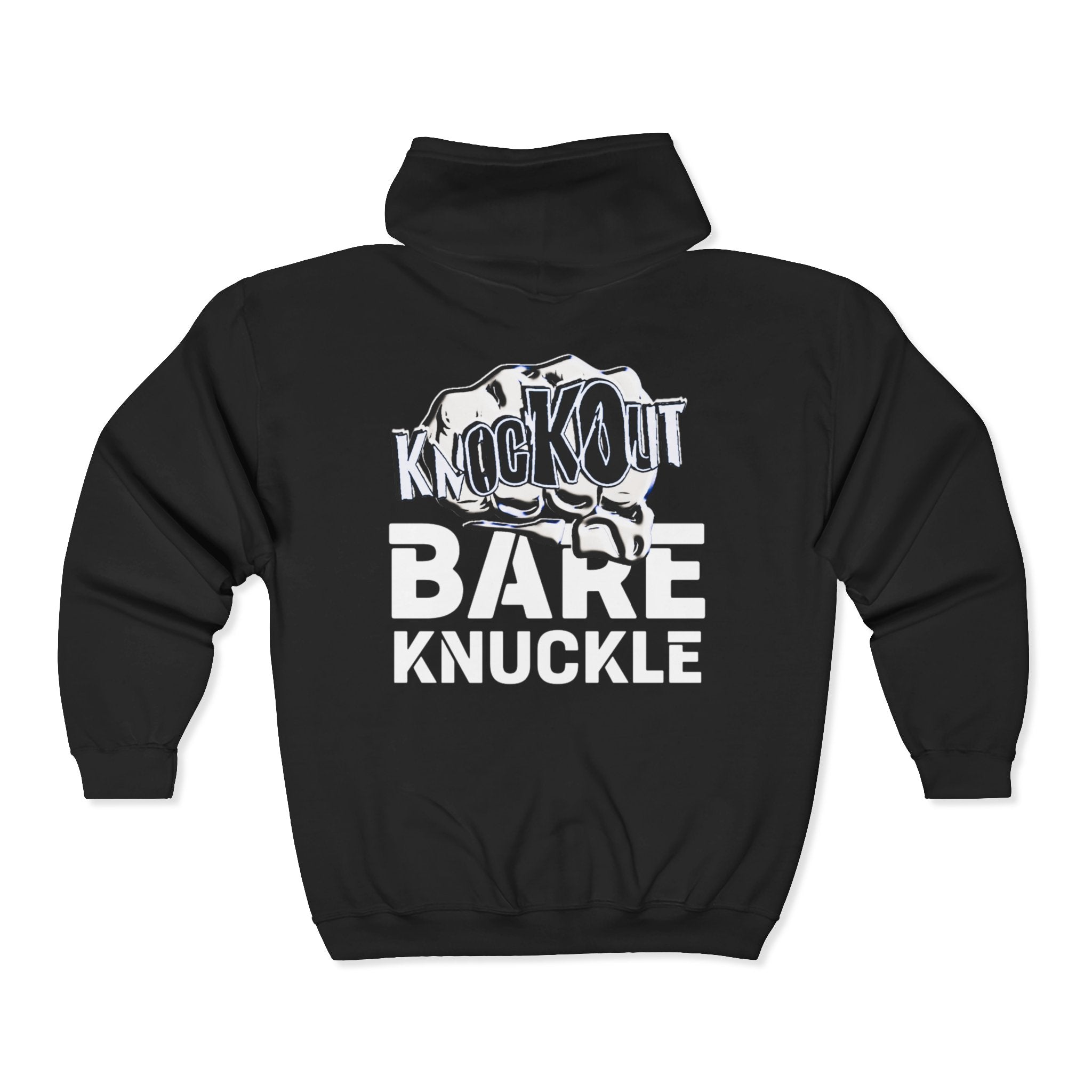 KnocKOut Bare Knuckle Unisex Heavy Blend™ Full Zip Hooded Sweatshirt