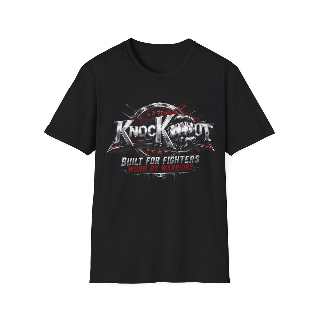 Knockout Built For Fighters Worn By Warriors Unisex Softstyle T-Shirt
