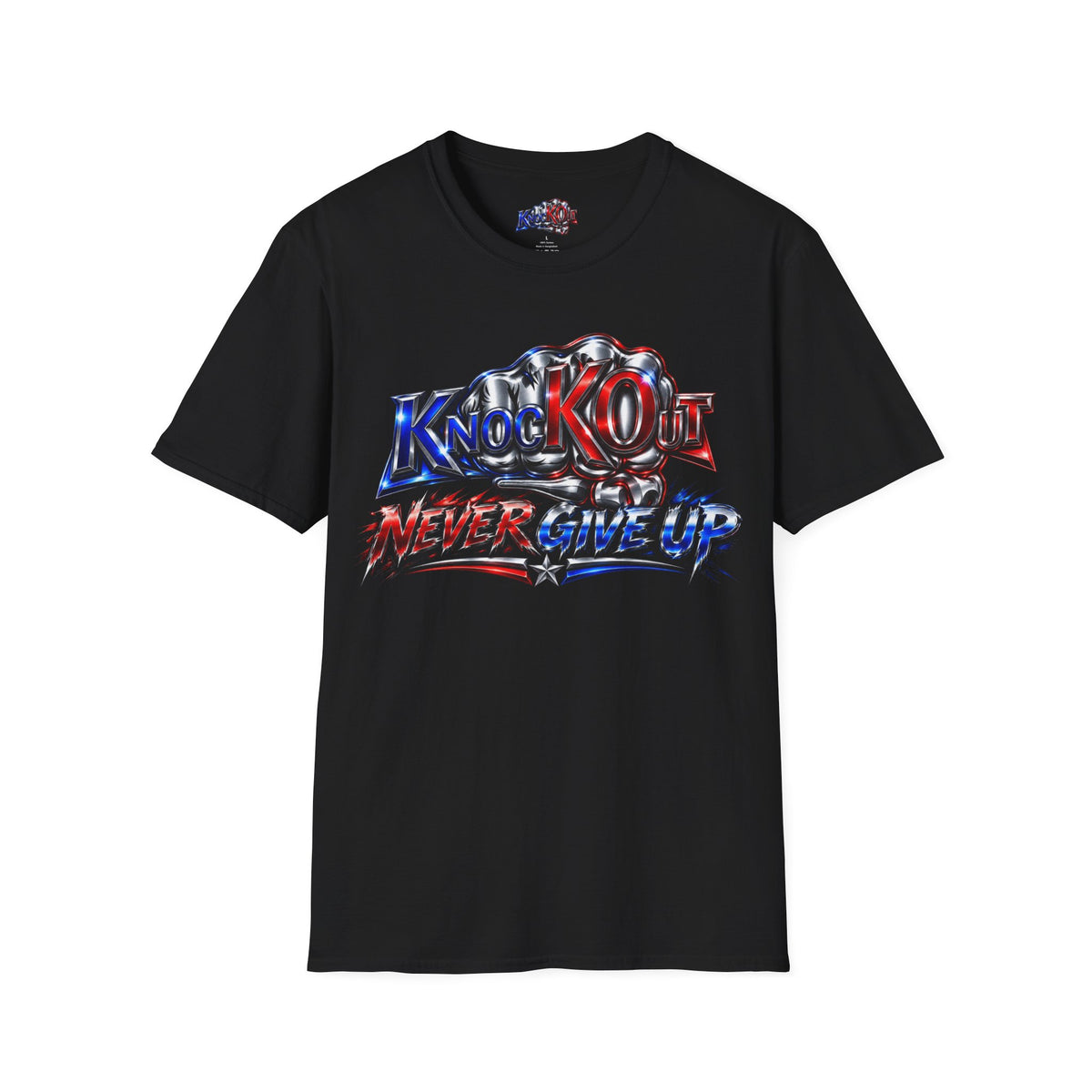 Red Blue KnocKOut Unisex Softstyle T-Shirt
