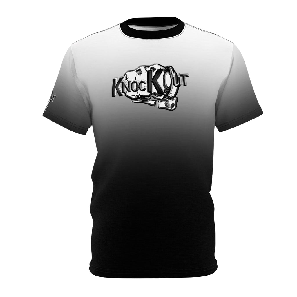 White & Black KnocKOut Unisex Cut & Sew Tee