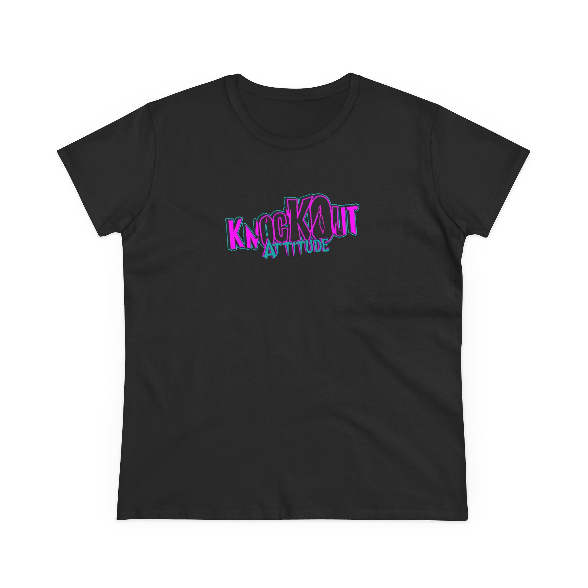 KnocKOut Attitude Women's Midweight Cotton Tee