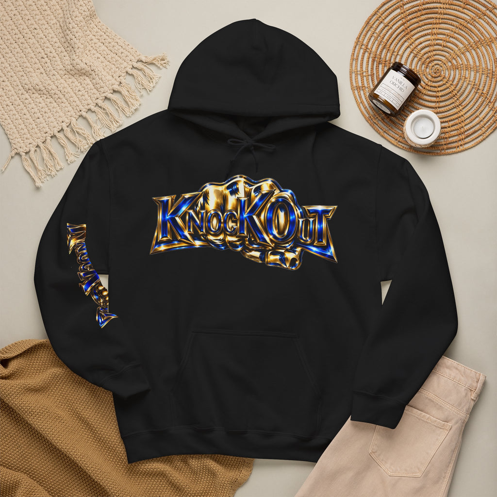 Gold Blue KnocKOut Unisex Hoodie