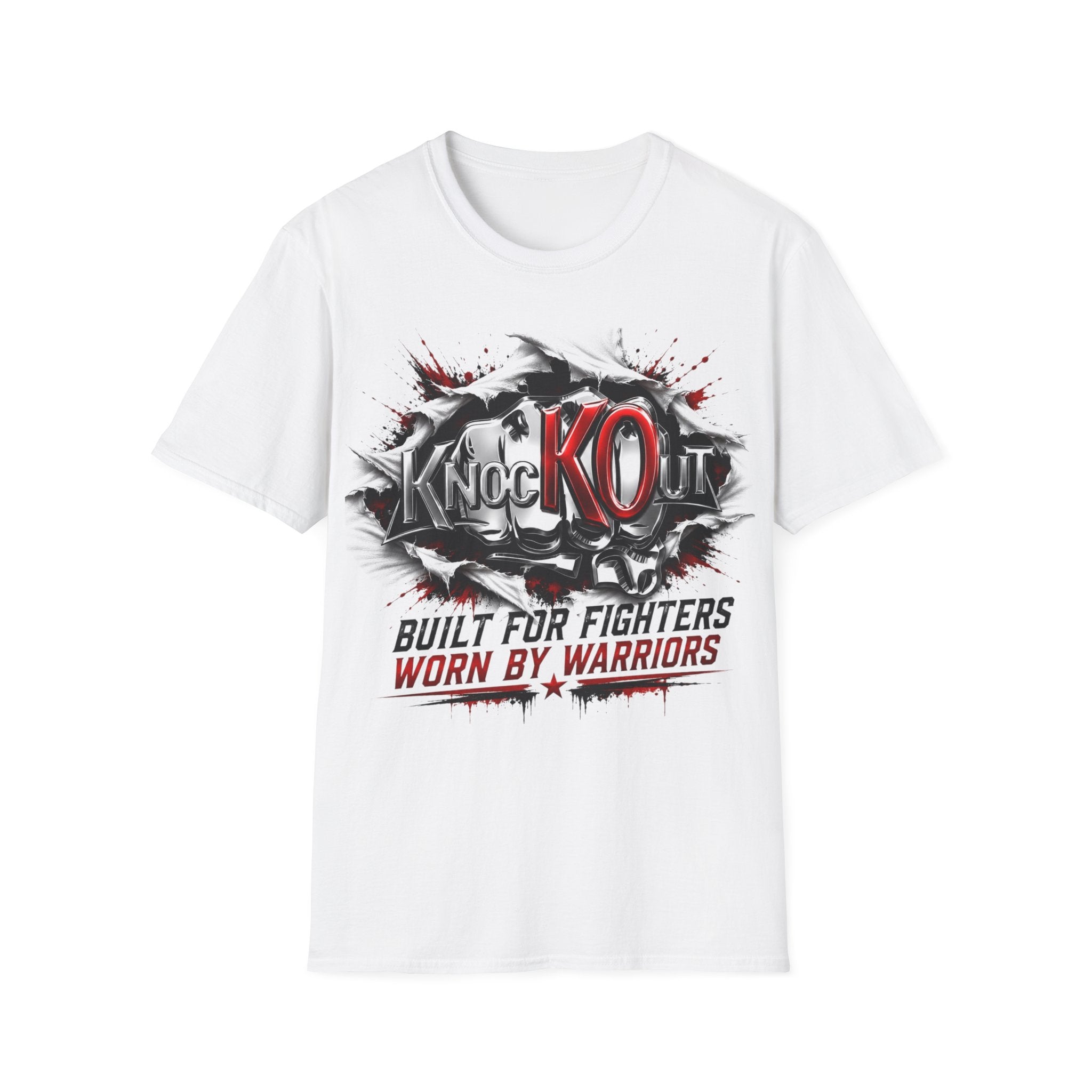Built for Fighters Worn by Warriors Unisex Softstyle T-Shirt