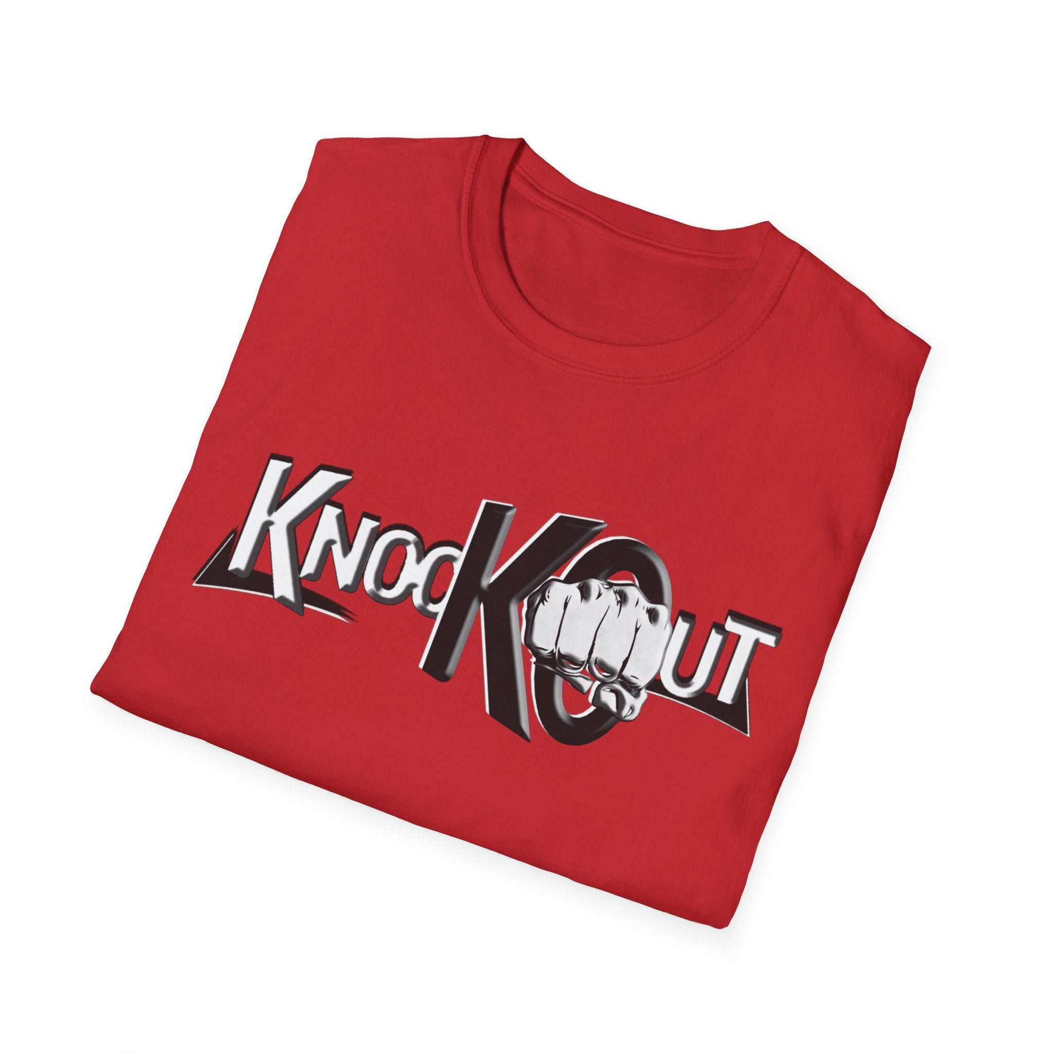 KnocKOut Strong Never Give Up Unisex Softstyle T-Shirt