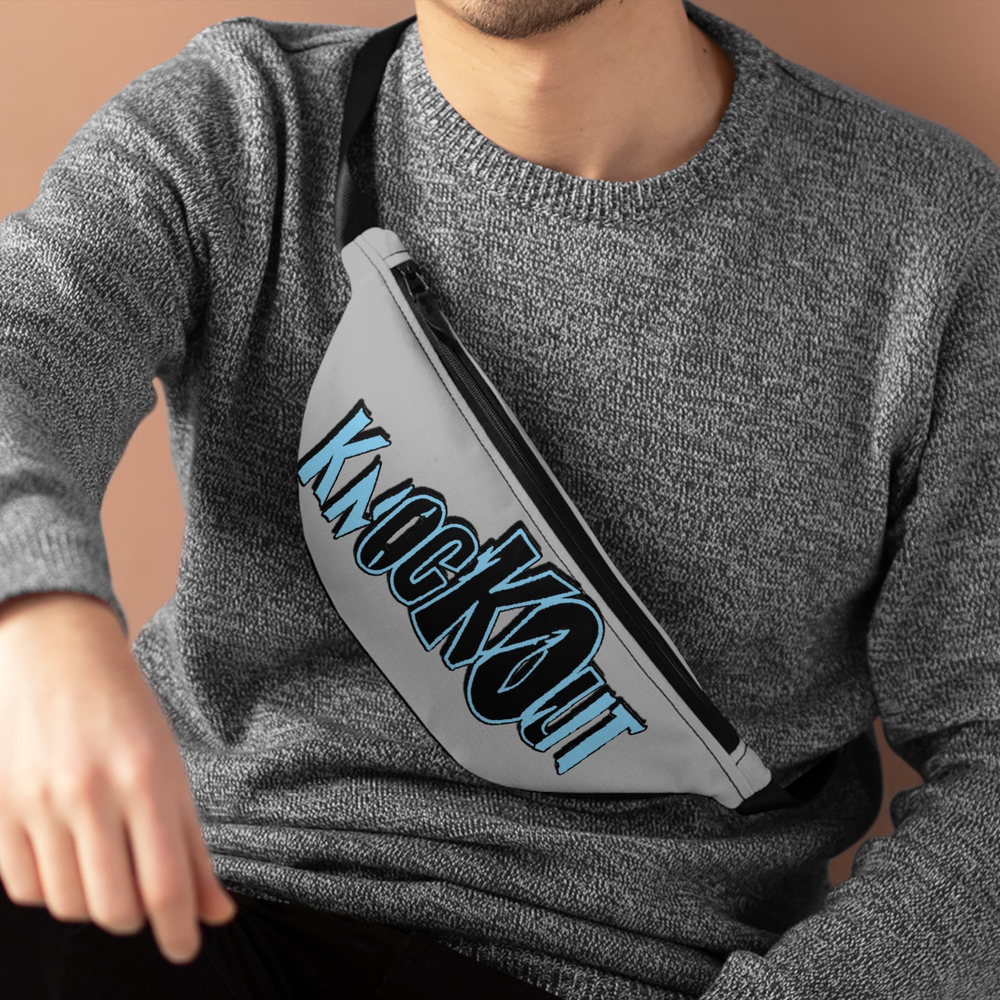 KnocKOut Grey Fanny Pack