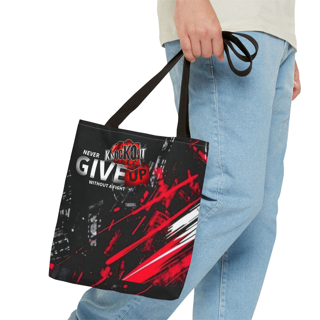 Tote Bag 13x13 KnocKOut Never Give Up
