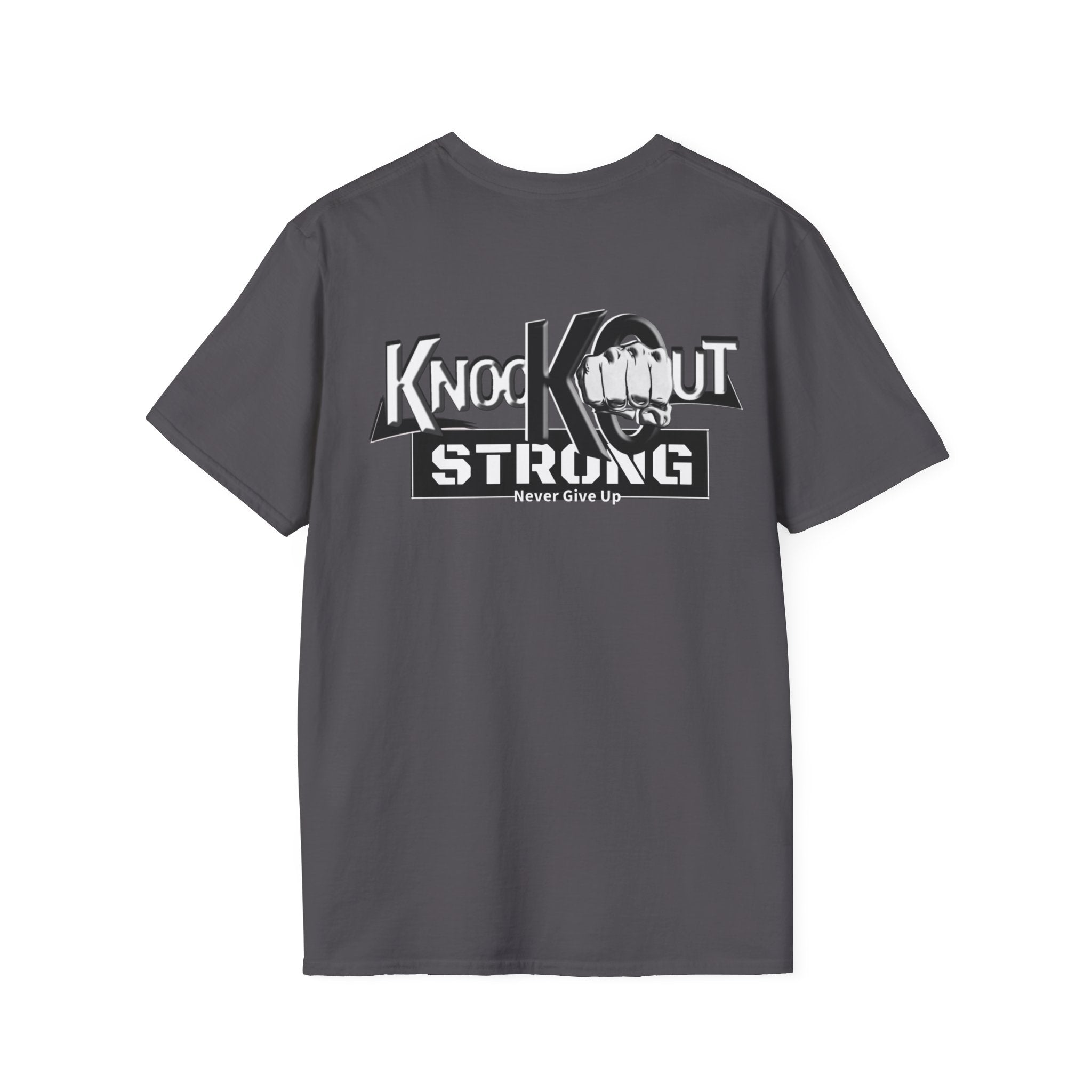 KnocKOut Strong Never Give Up Unisex Softstyle T-Shirt