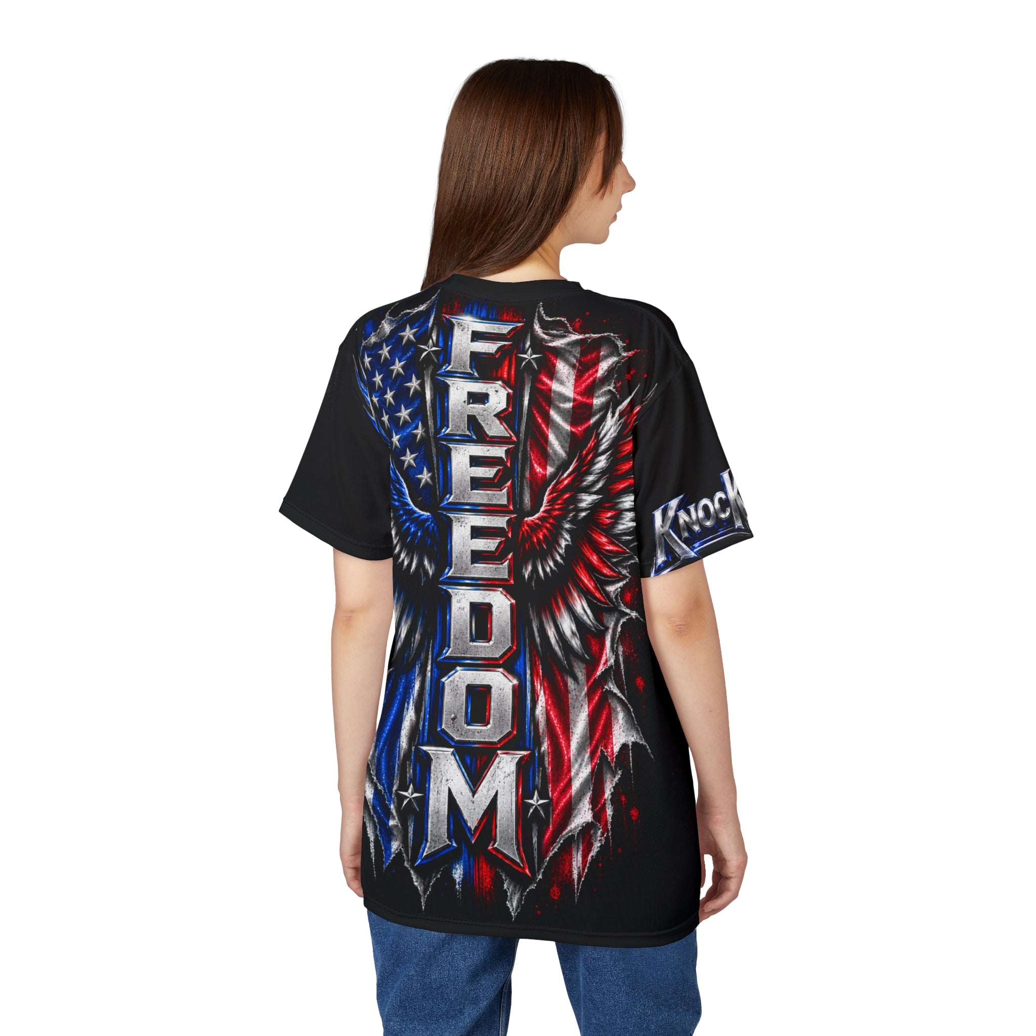 KnocKOut Freedom Unisex T-Shirt Dry-Fit  Polyester