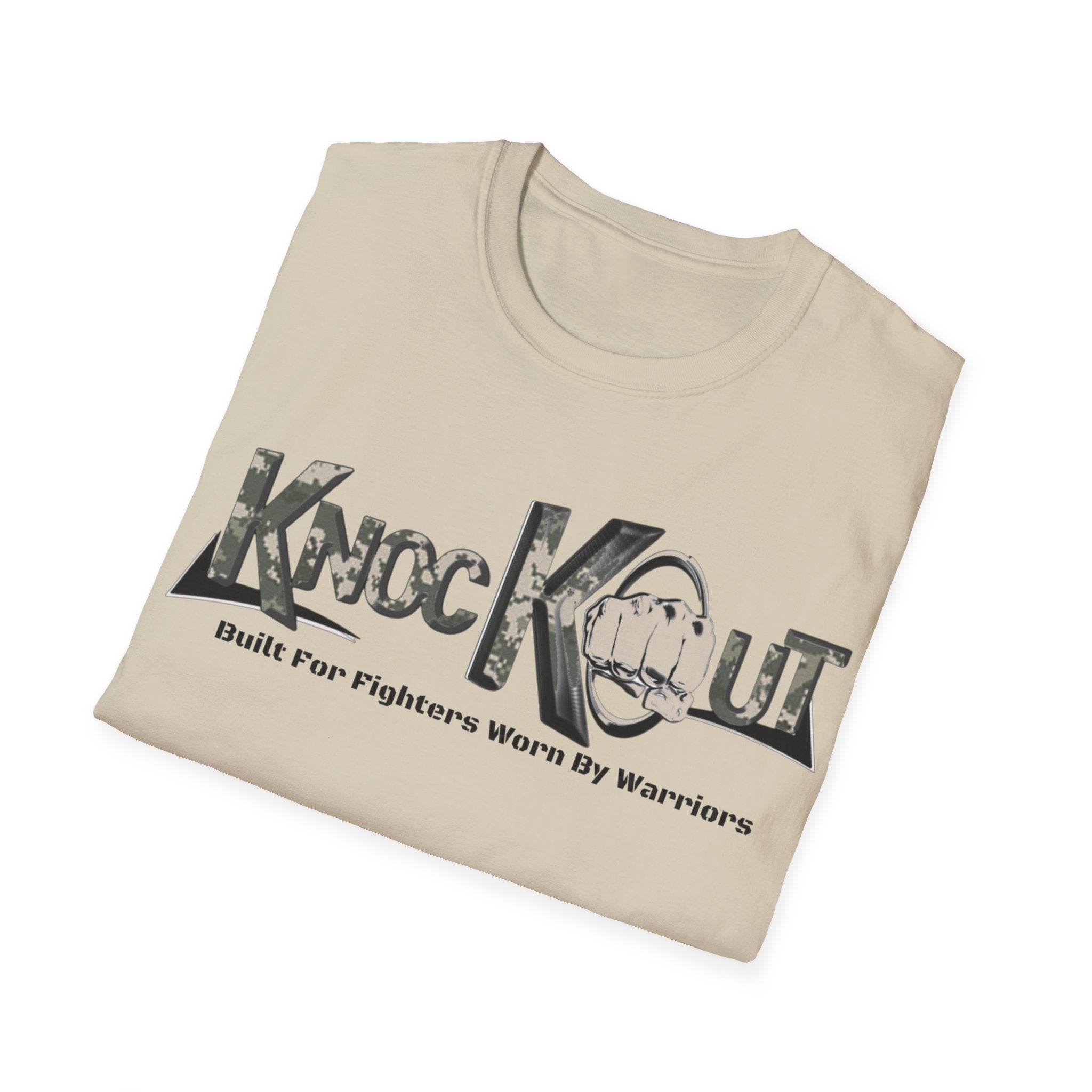 Camo KnocKOut Unisex Softstyle T-Shirt